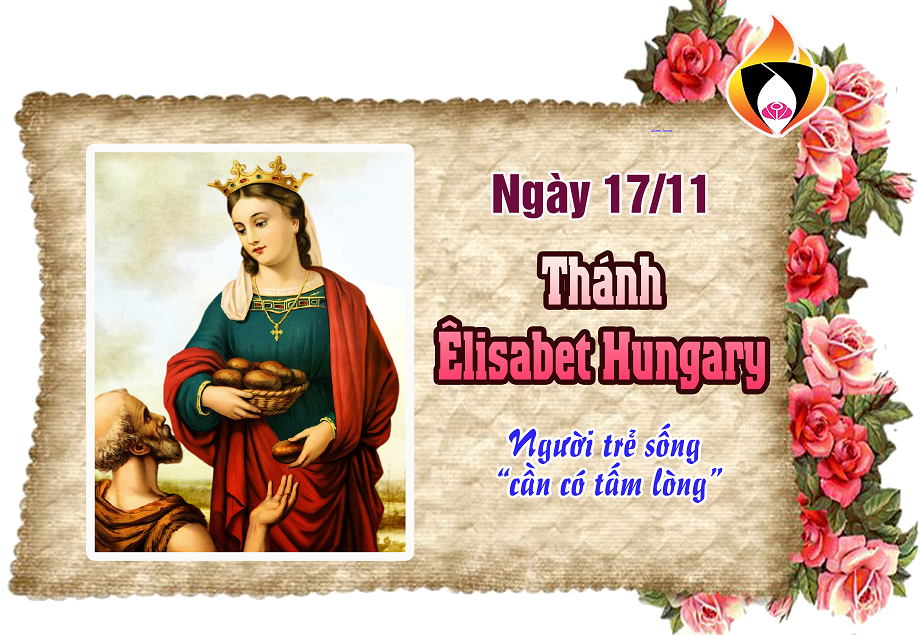 Ngày 17/11  - Thánh Êlisabet Hungary