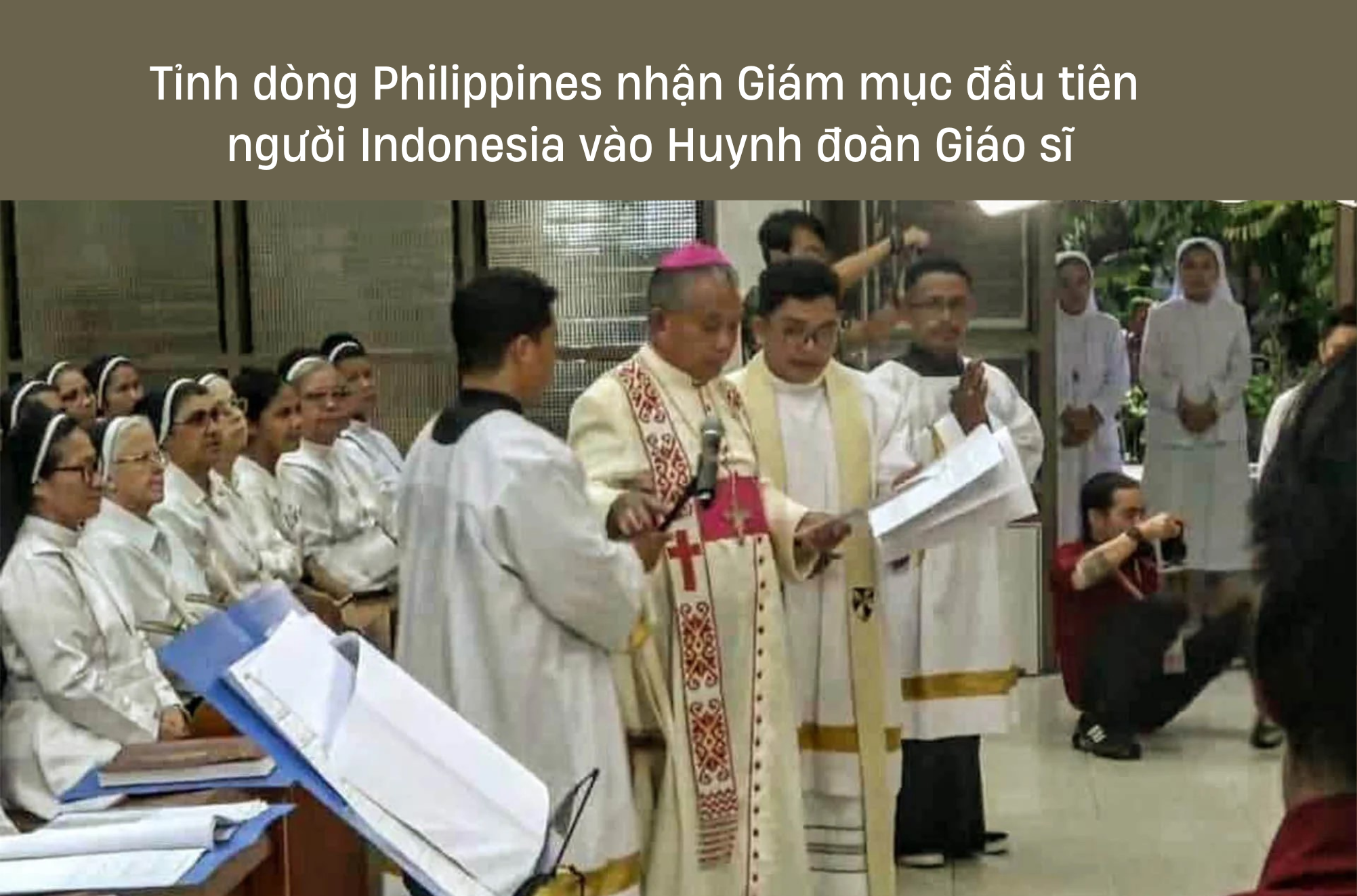 tinh dong philippines nhan giam muc dau tien nguoi indonesia vao huynh doan giao si