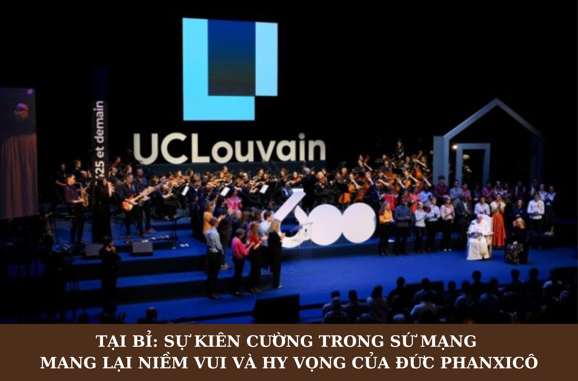 Tại Bỉ: Sự kiên cường trong sứ mạng mang lại niềm vui và hy vọng của Đức Phanxico