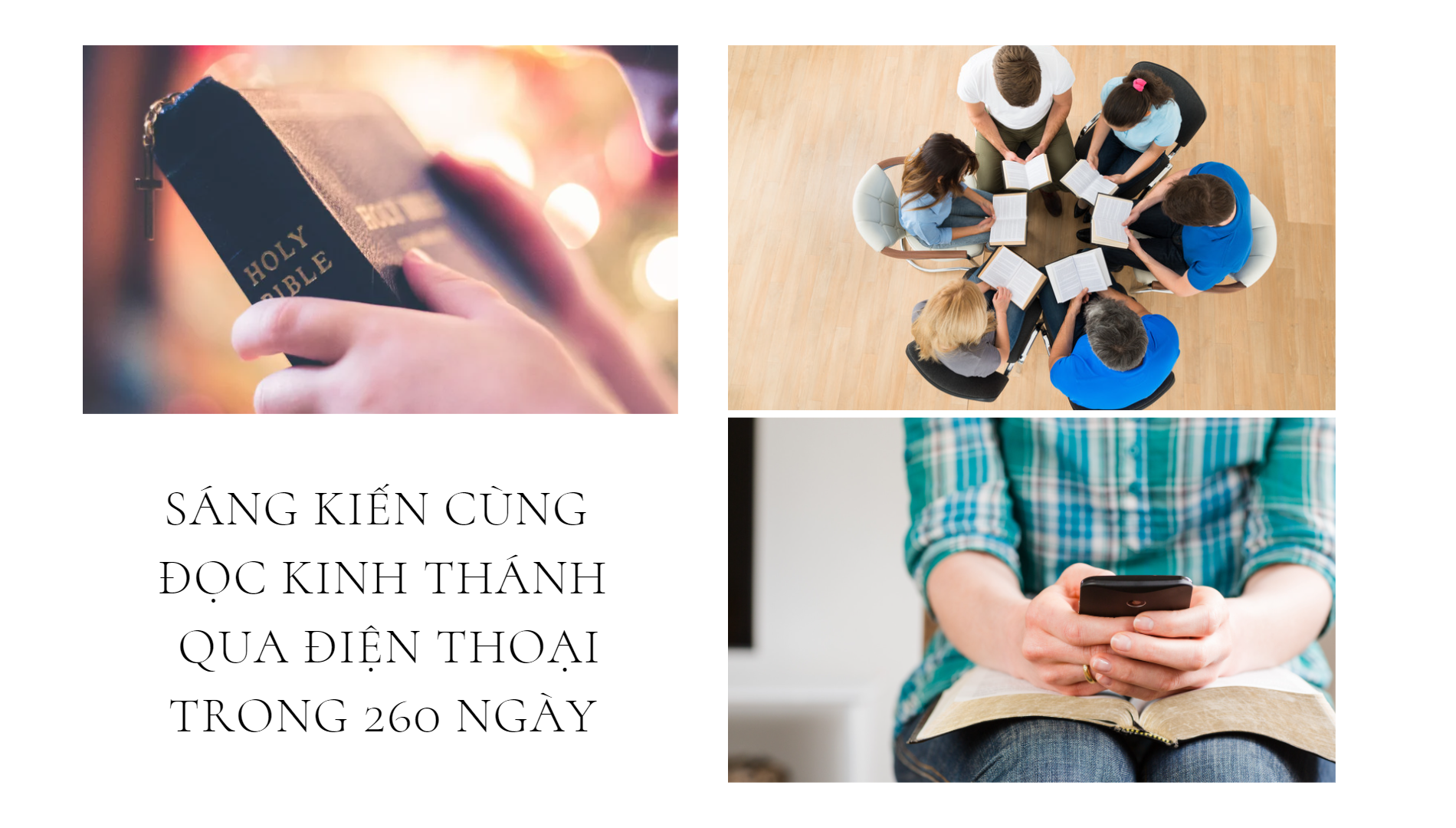 Sáng kiến cùng đọc Kinh Thánh qua điện thoại trong 260 ngày