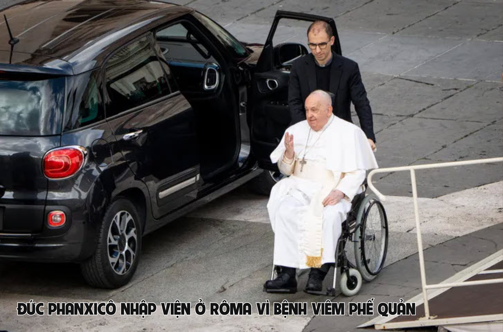 duc phanxico nhap vien o roma vi benh viem phe quan