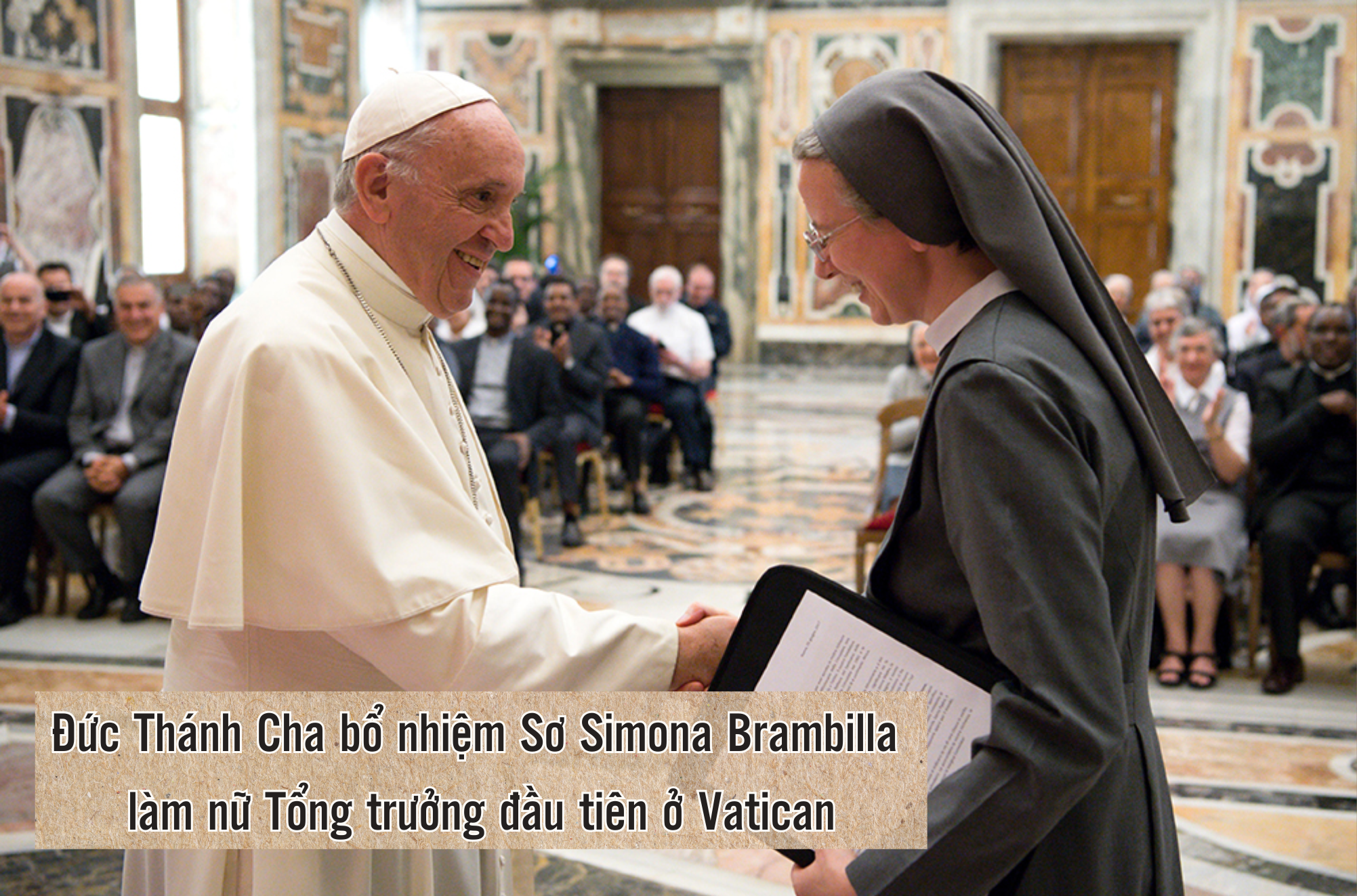 duc thanh cha bo nhiem so simona brambilla lam nu tong truong dau tien o vatican