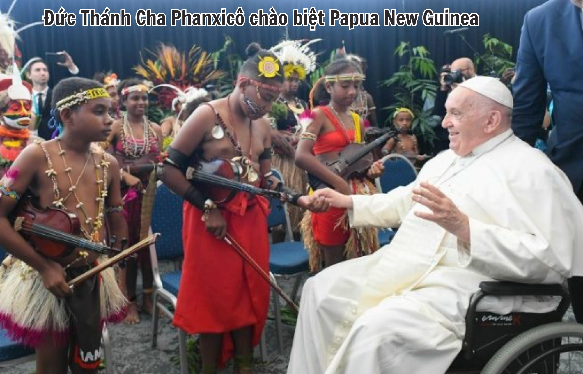 Đức Thánh Cha Phanxicô chào biệt Papua New Guinea