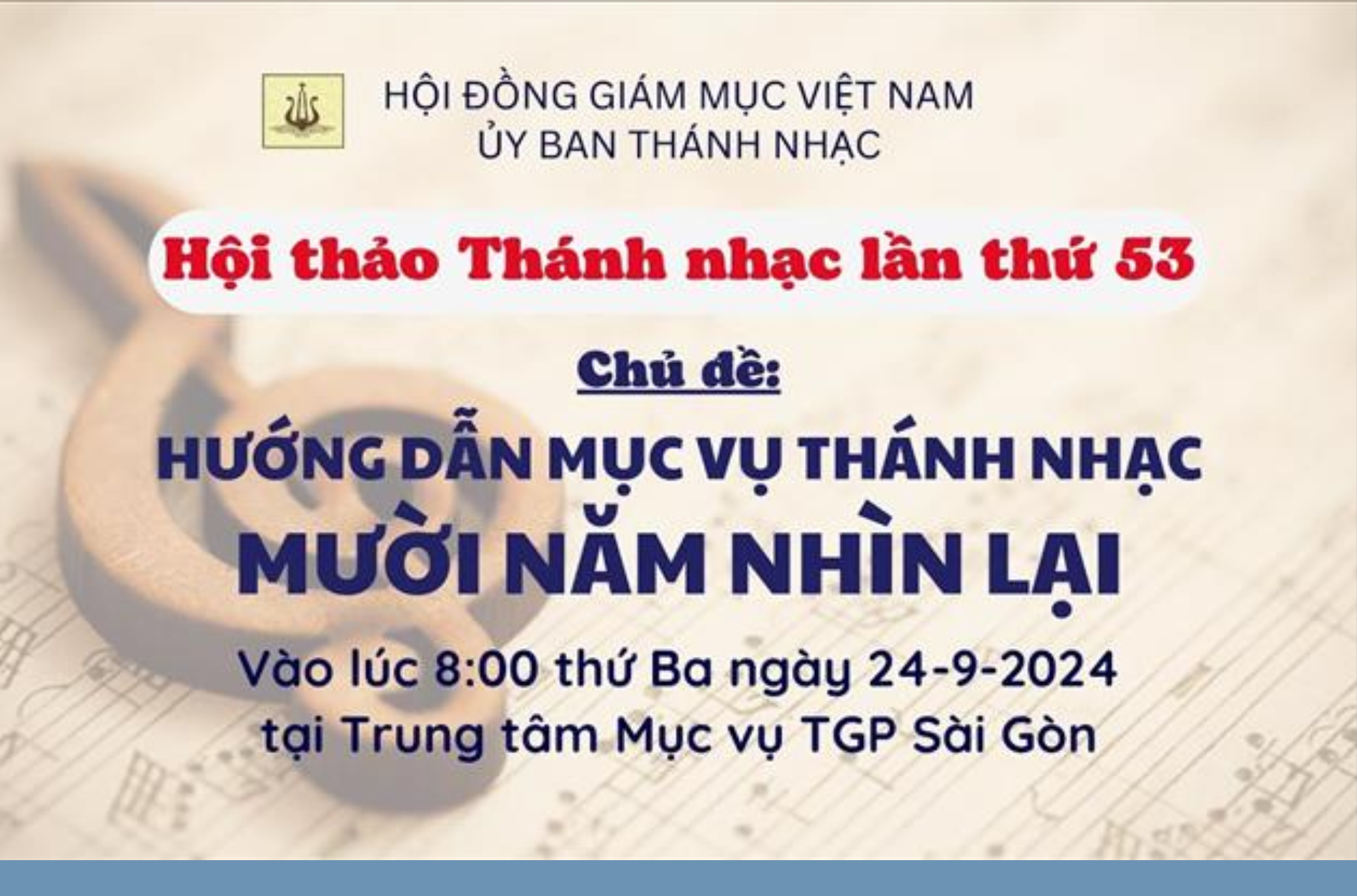 Hội Thảo Thánh Nhạc Lần Thứ 53