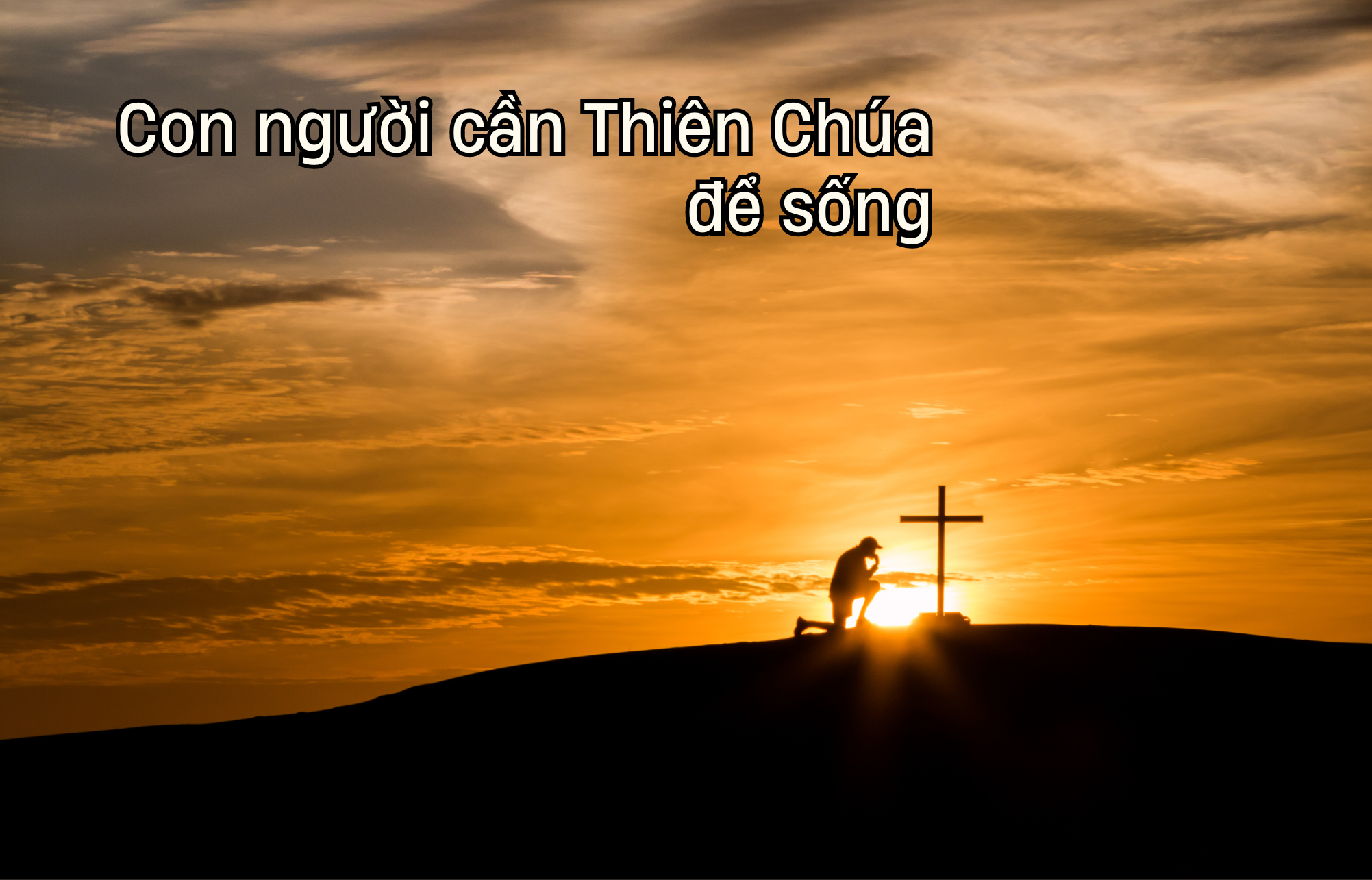 Con người cần Thiên Chúa để sống