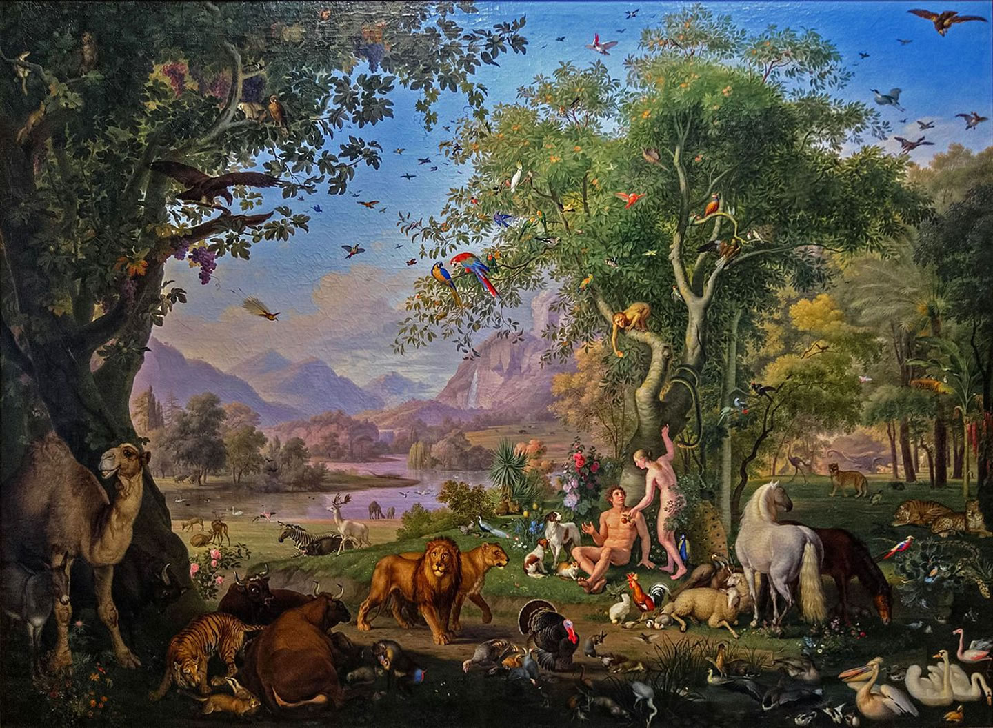 Vườn Địa Đàng Johann Wenzel Peter, khoảng 1800 – 1829 Room 16, Pinacoteca Vaticana