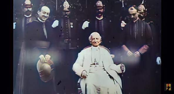 Đoạn video cổ nhất về một vị Giáo hoàng đã được tô màu