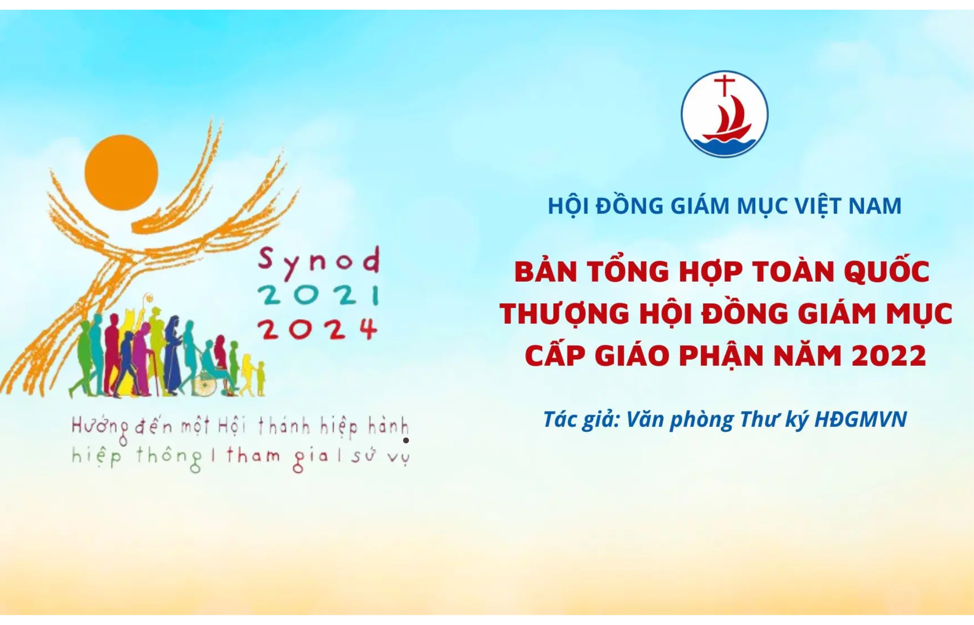 Hội đồng Giám mục Việt Nam - Bản tổng hợp toàn quốc Thượng hội đồng Giám mục cấp Giáo phận năm 2022