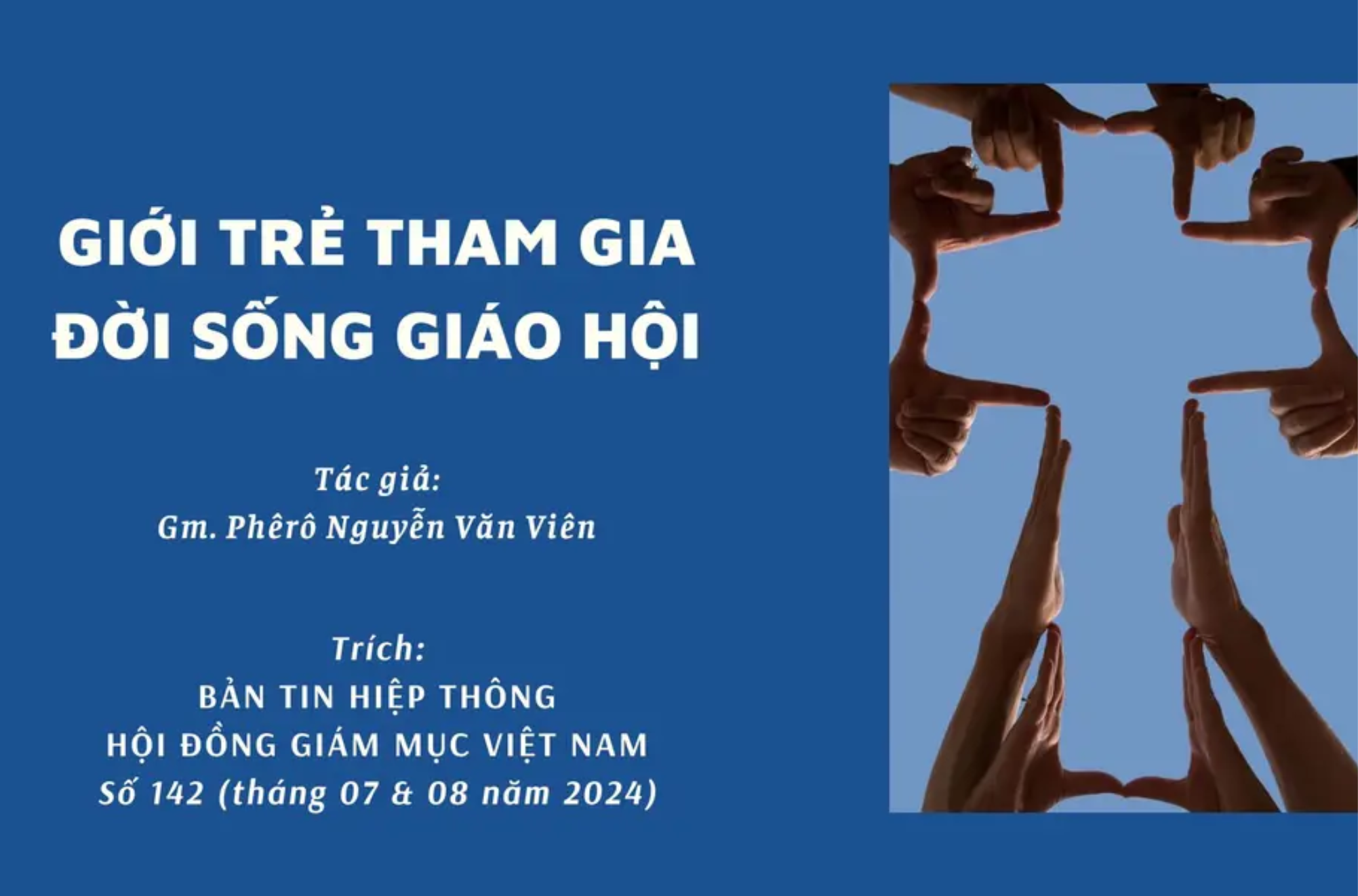 Giới trẻ tham gia đời sống Giáo hội