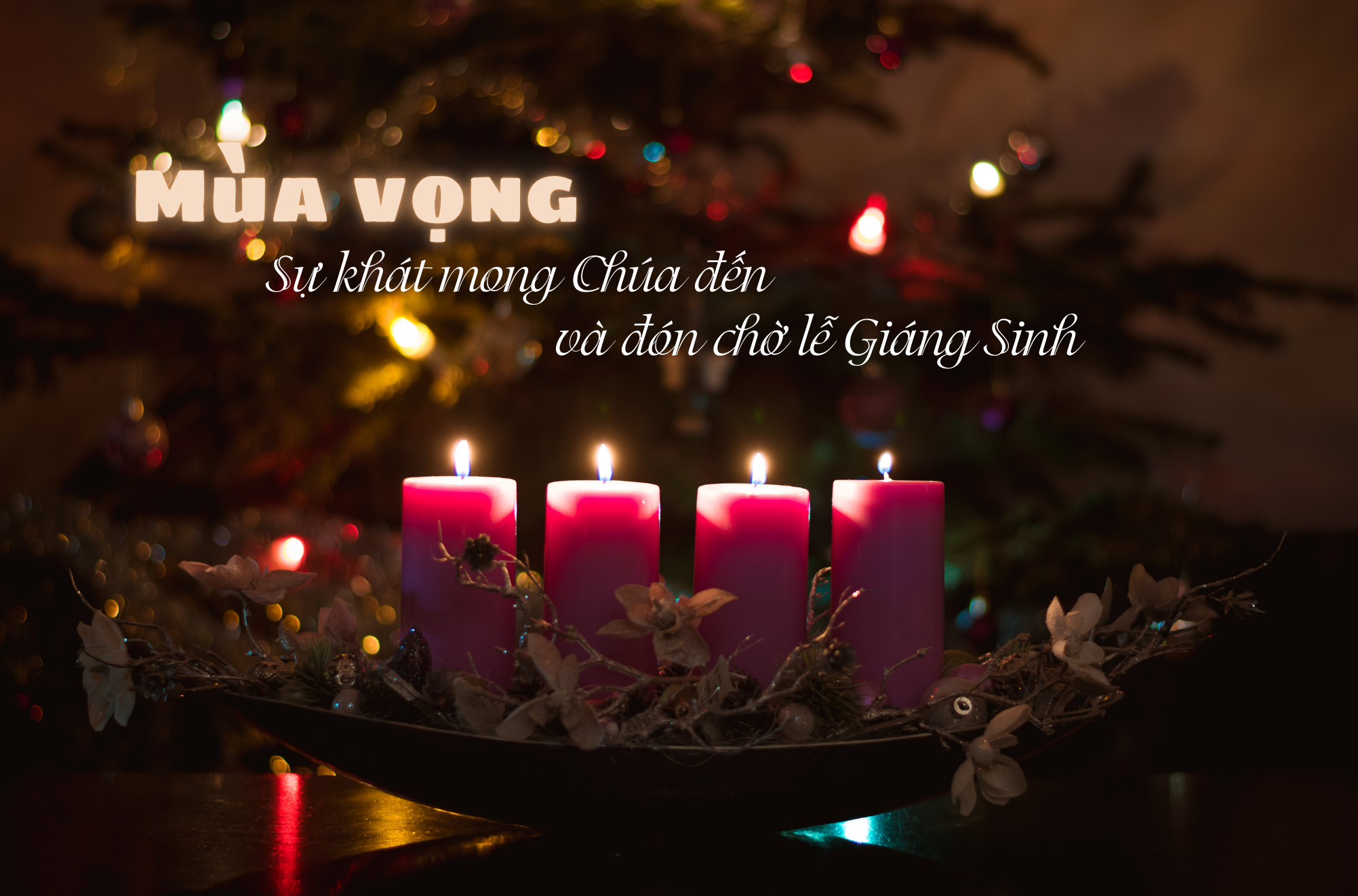 Mùa vọng: Sự khát mong Chúa đến và đón chờ lễ Giáng Sinh