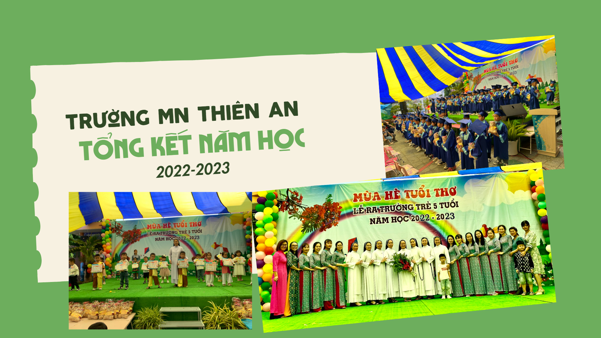 Trường MN Thiên An kết thúc năm học 2022-2023