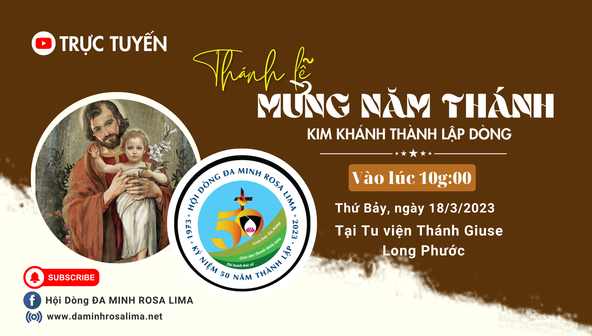 Trực tuyến:  Thánh lễ mừng Năm Thánh tại Tu viện Thánh Giuse Long Phước