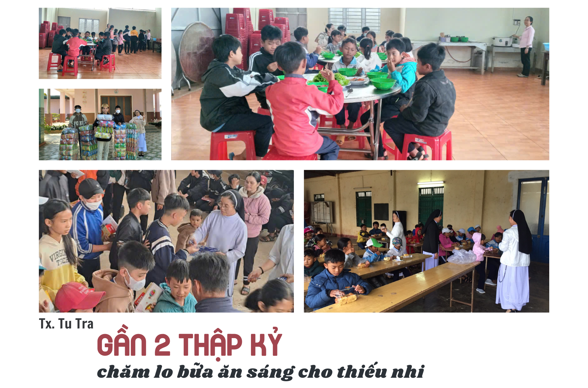 Gần hai thập kỷ chăm lo bữa sáng cho thiếu nhi