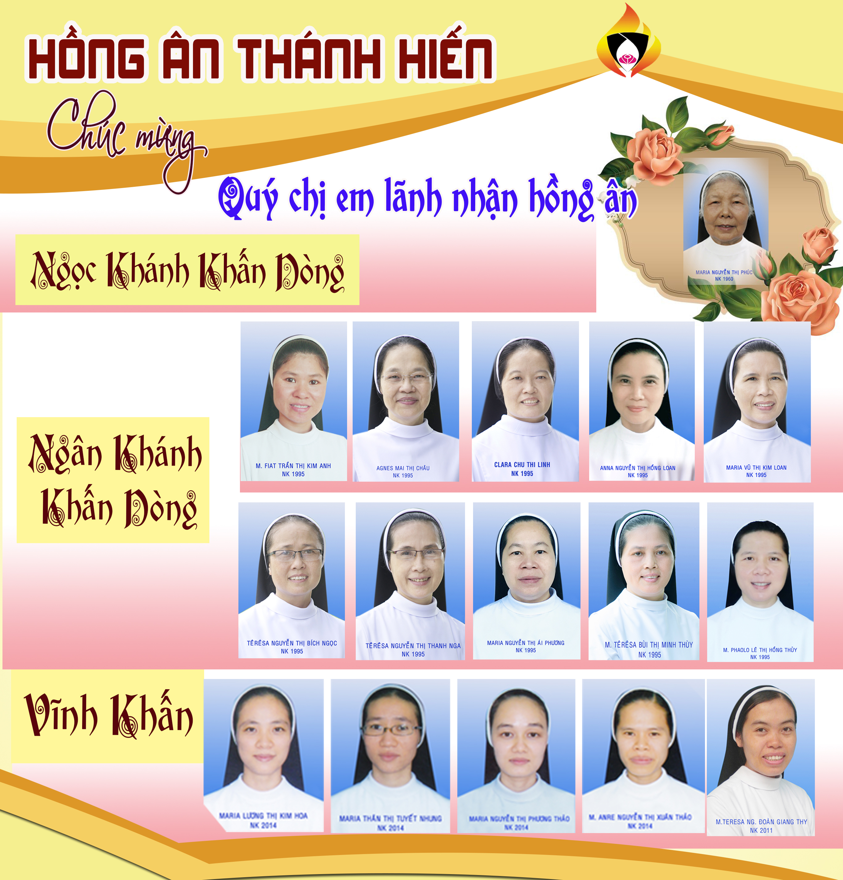 Hình ảnh - Thánh lễ tuyên khấn trọn đời - Mừng Ngân Khánh và Ngọc Khánh Khấn Dòng (18/7/2020)