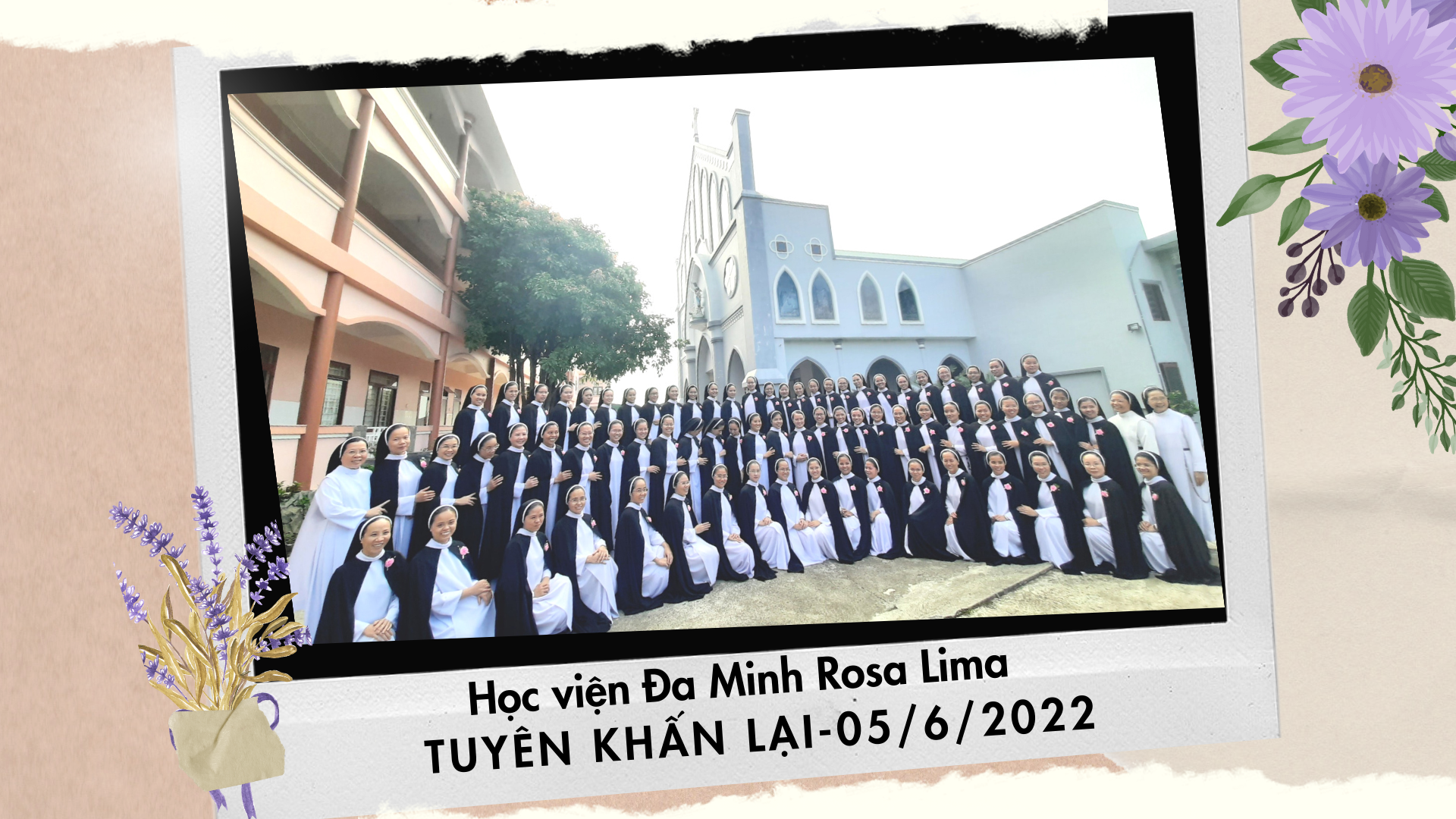 Học viện Đa Minh Rosa Lima tuyên khấn lại - 2022