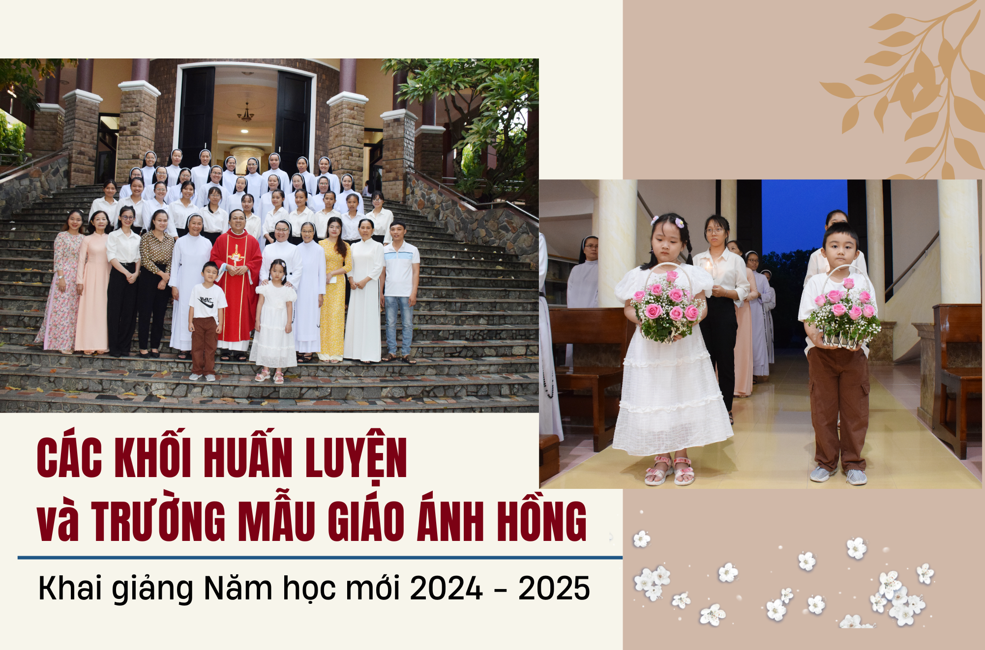 Các khối Huấn luyện và trường MG Ánh Hồng khai giảng năm học 2024 - 2025