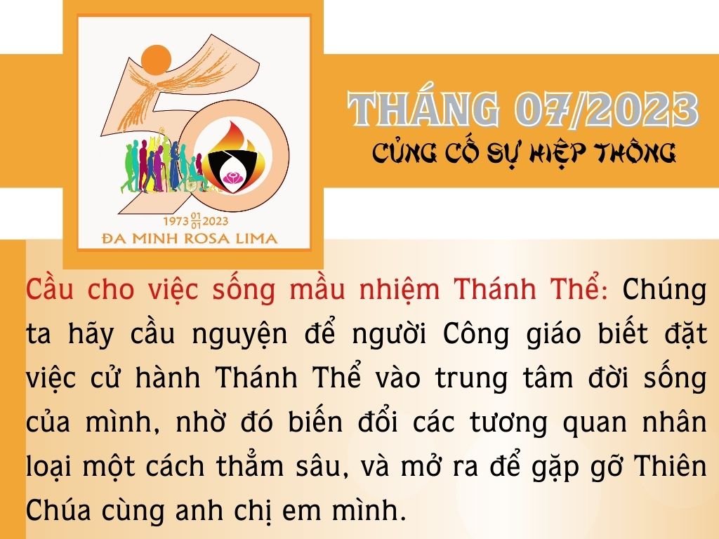 Lịch Phụng vụ 07/2023