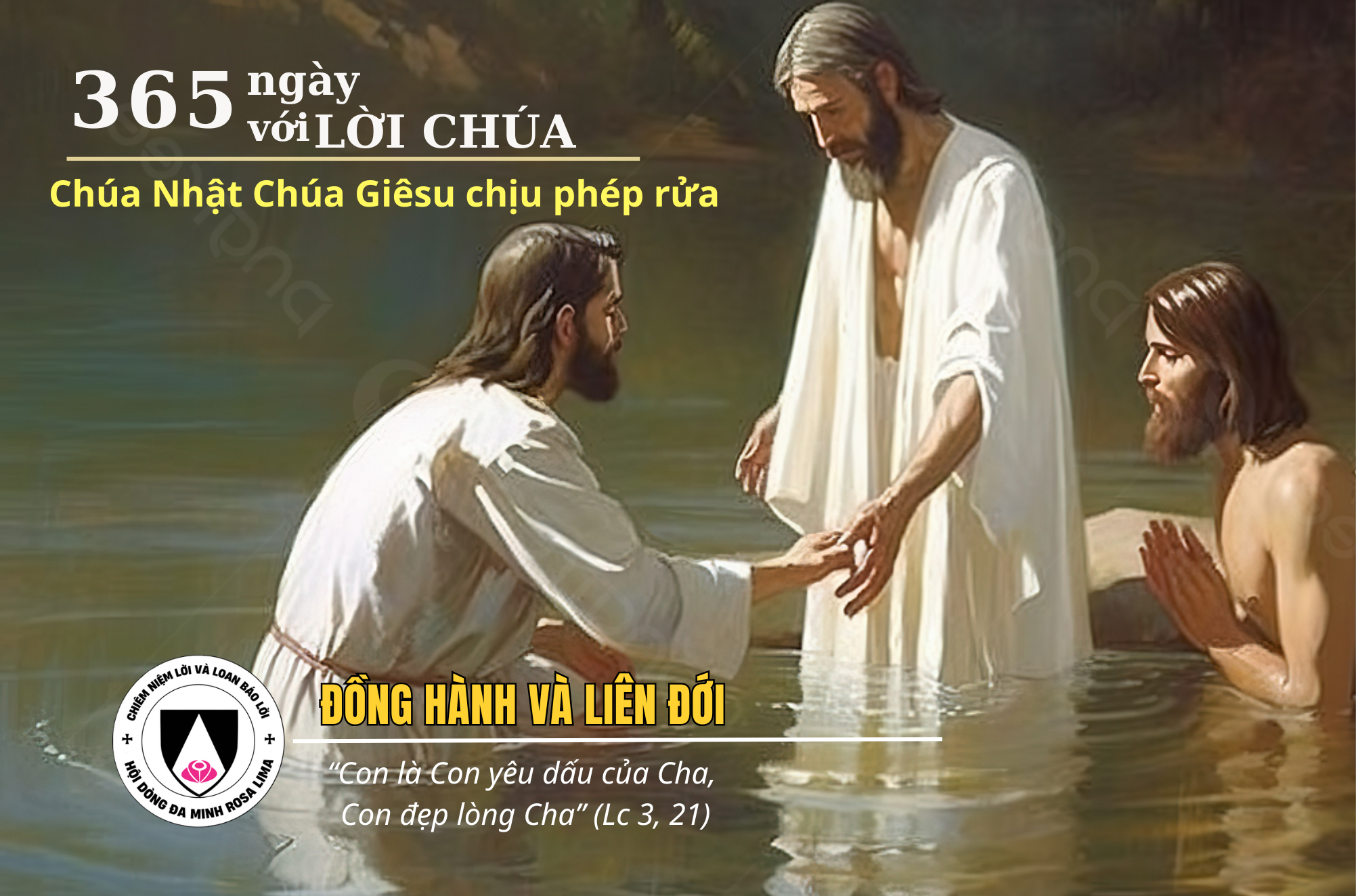 Chúa Nhật - Chúa Giêsu chịu phép rửa