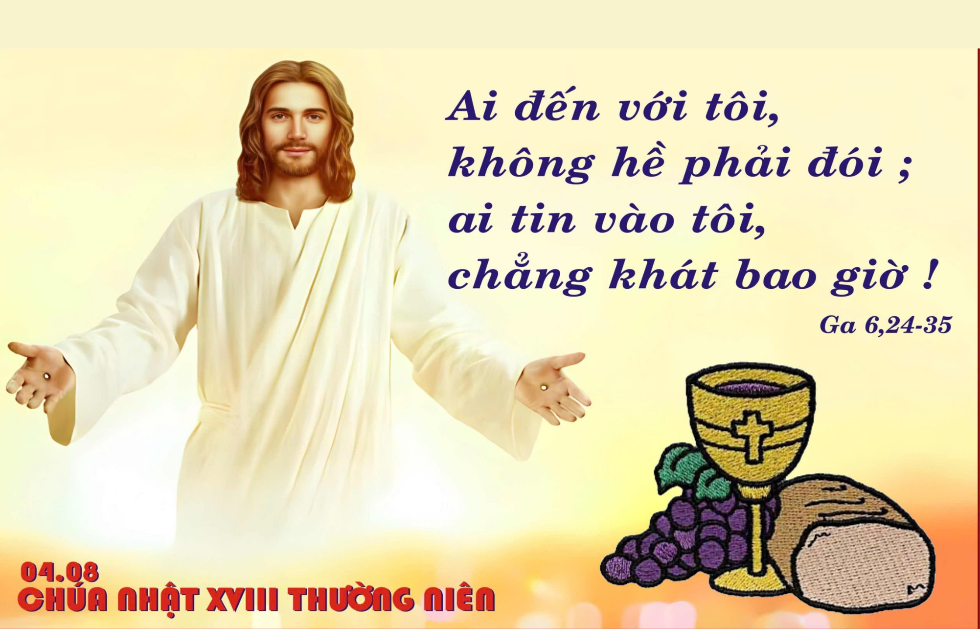 Suy niệm Tin Mừng Chúa Nhật tuần XVIII thường niên B (Sr Thùy Dung)