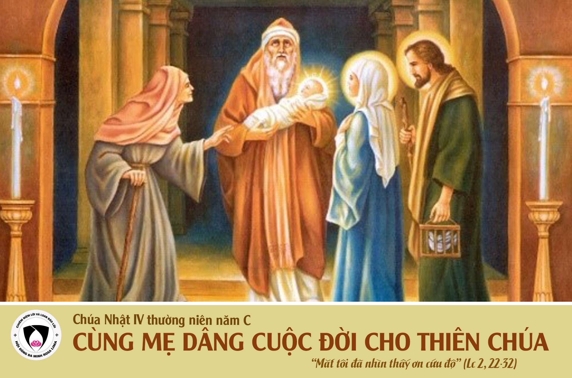 Cùng Mẹ dâng cuộc đời cho Thiên Chúa - Chúa nhật 4 TN năm C