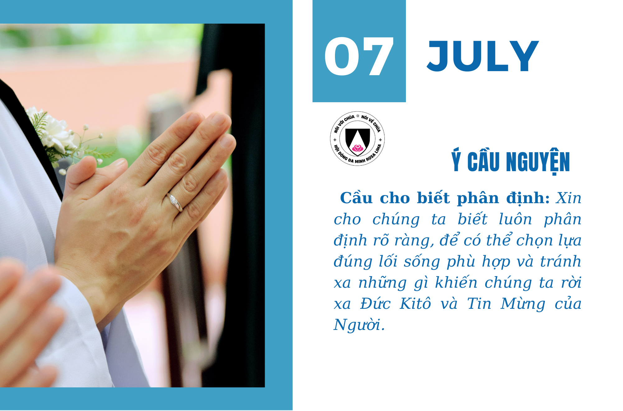 Lịch phụng vụ 07/2025