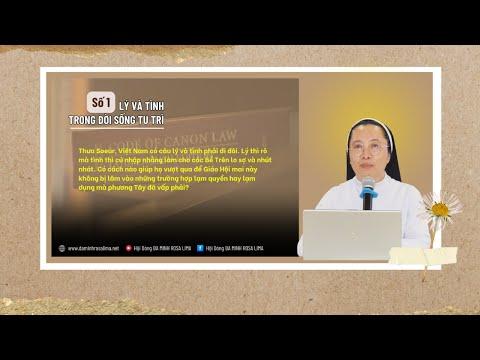 Giải đáp về LUẬT ĐỜI SỐNG THÁNH HIẾN - số 1: LÝ và TÌNH trong đời đời sống tu trì