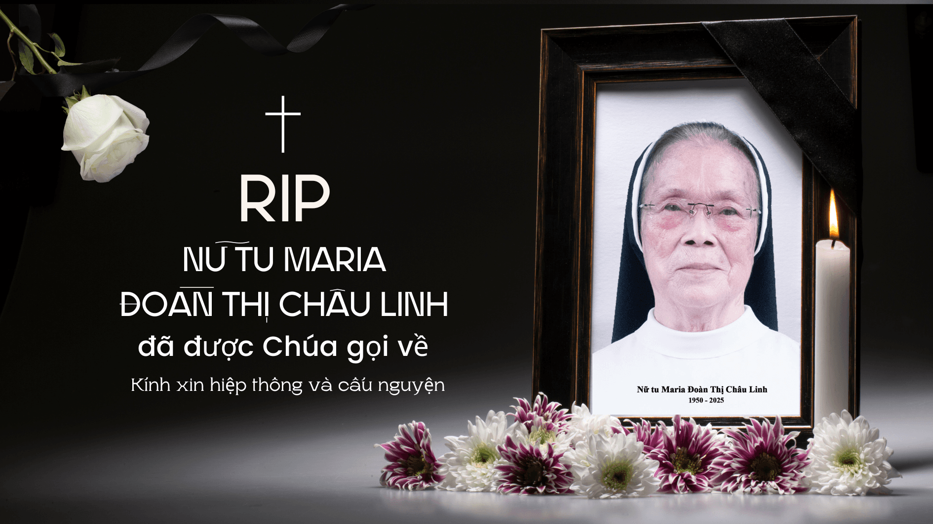 Cáo phó: Nữ tu Maria Đoàn Thị Châu Linh - Dòng Đa Minh Rosa Lima