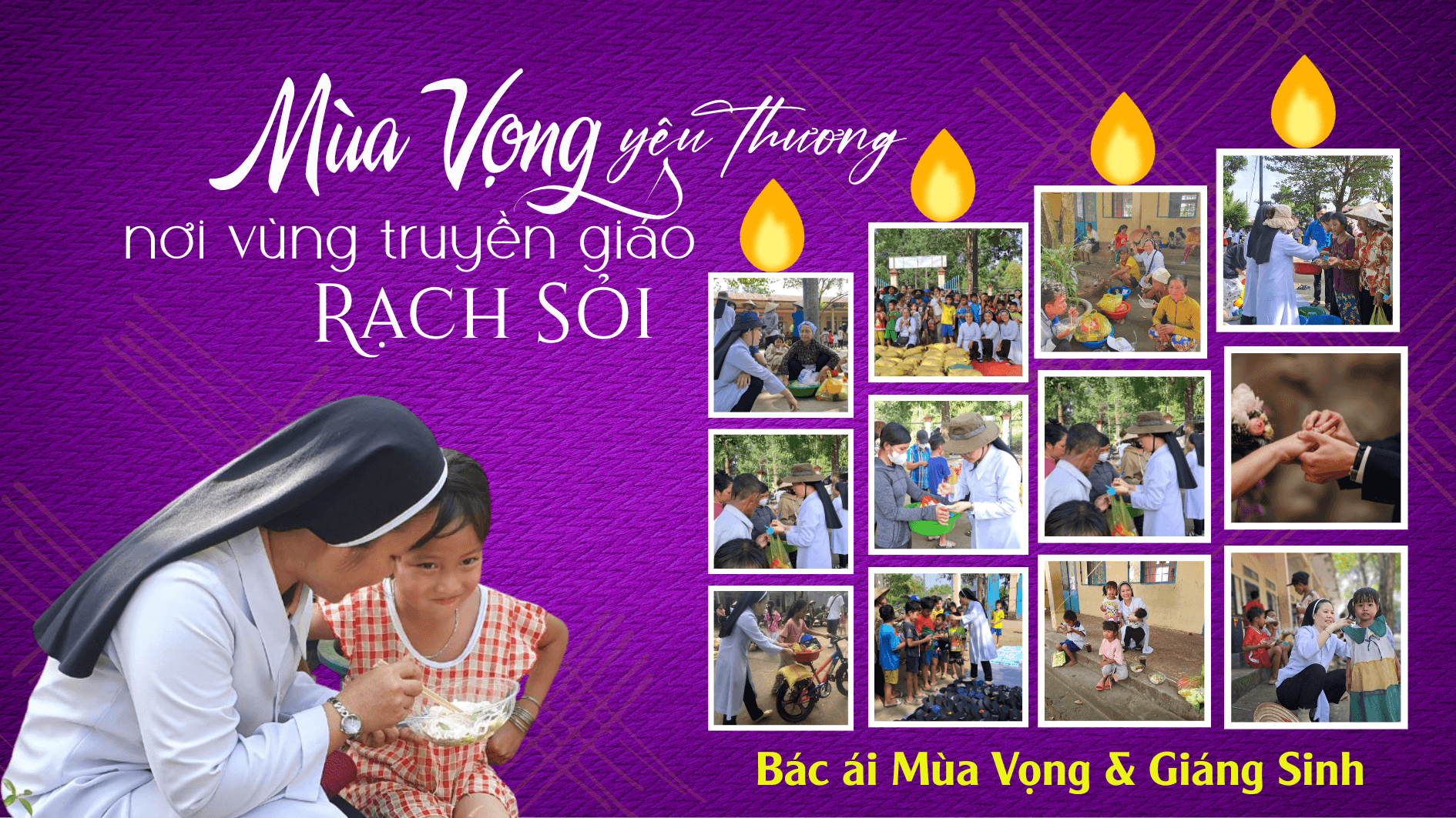 Mùa Vọng yêu thương nơi vùng truyền giáo Rạch Sỏi – Kiên Giang