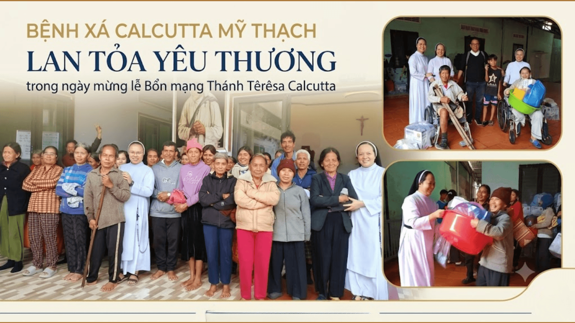 Tu xá Mỹ Thạch: Lan tỏa yêu thương trong ngày mừng lễ Bổn mạng Bệnh xá Calcutta