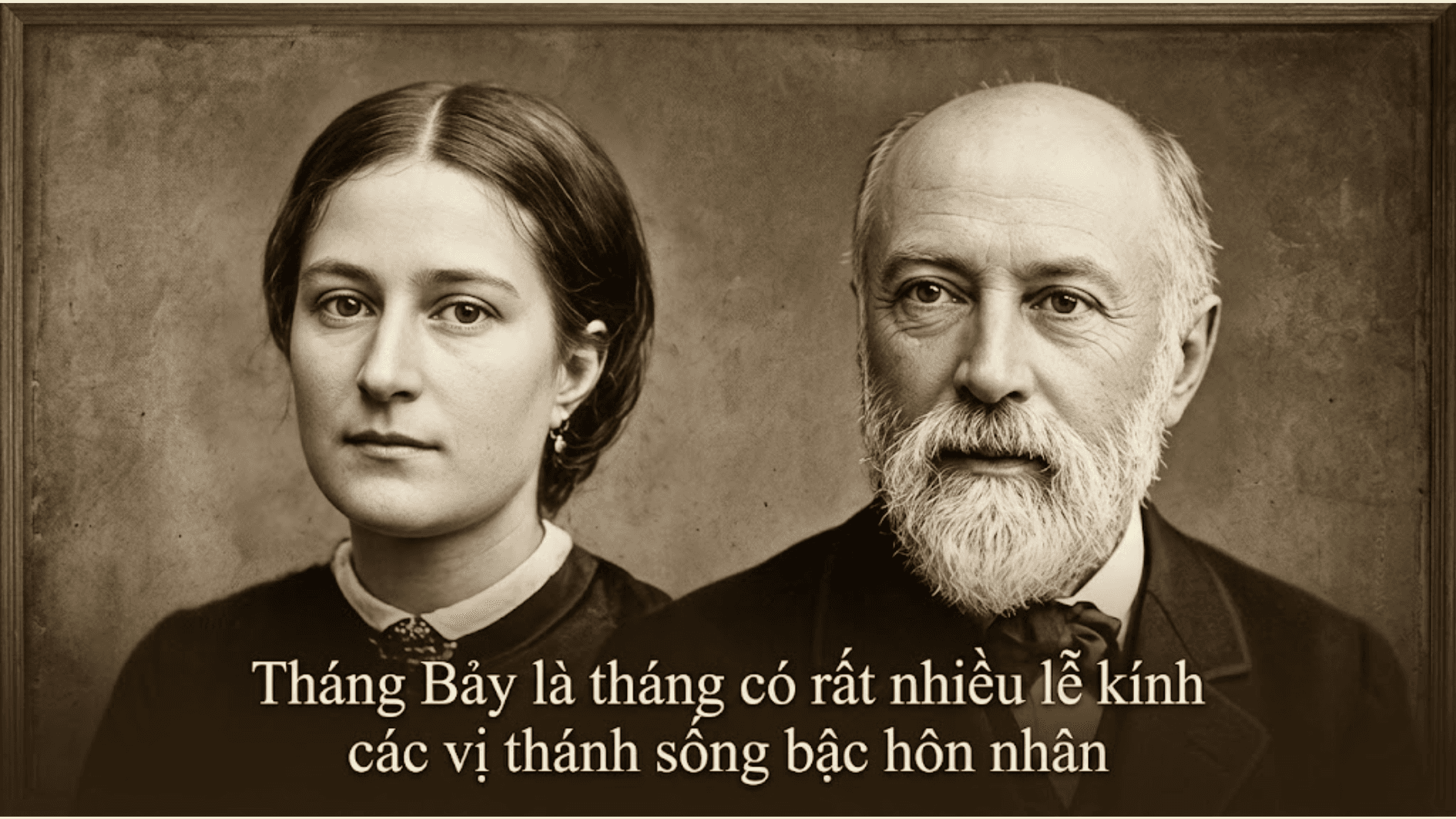 Tháng Bảy là tháng có rất nhiều lễ kính các vị thánh sống bậc hôn nhân