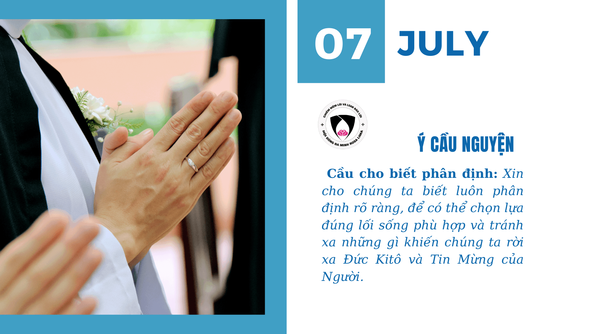 Lịch phụng vụ 07/2025