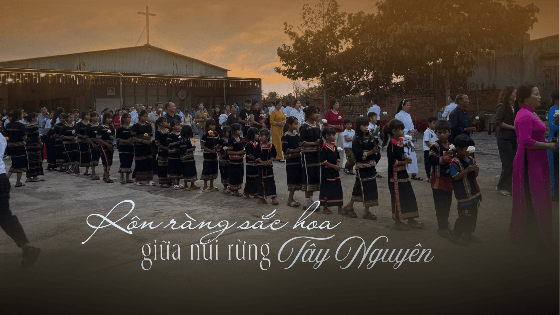 Rộn ràng sắc hoa giữa núi rừng Tây nguyên