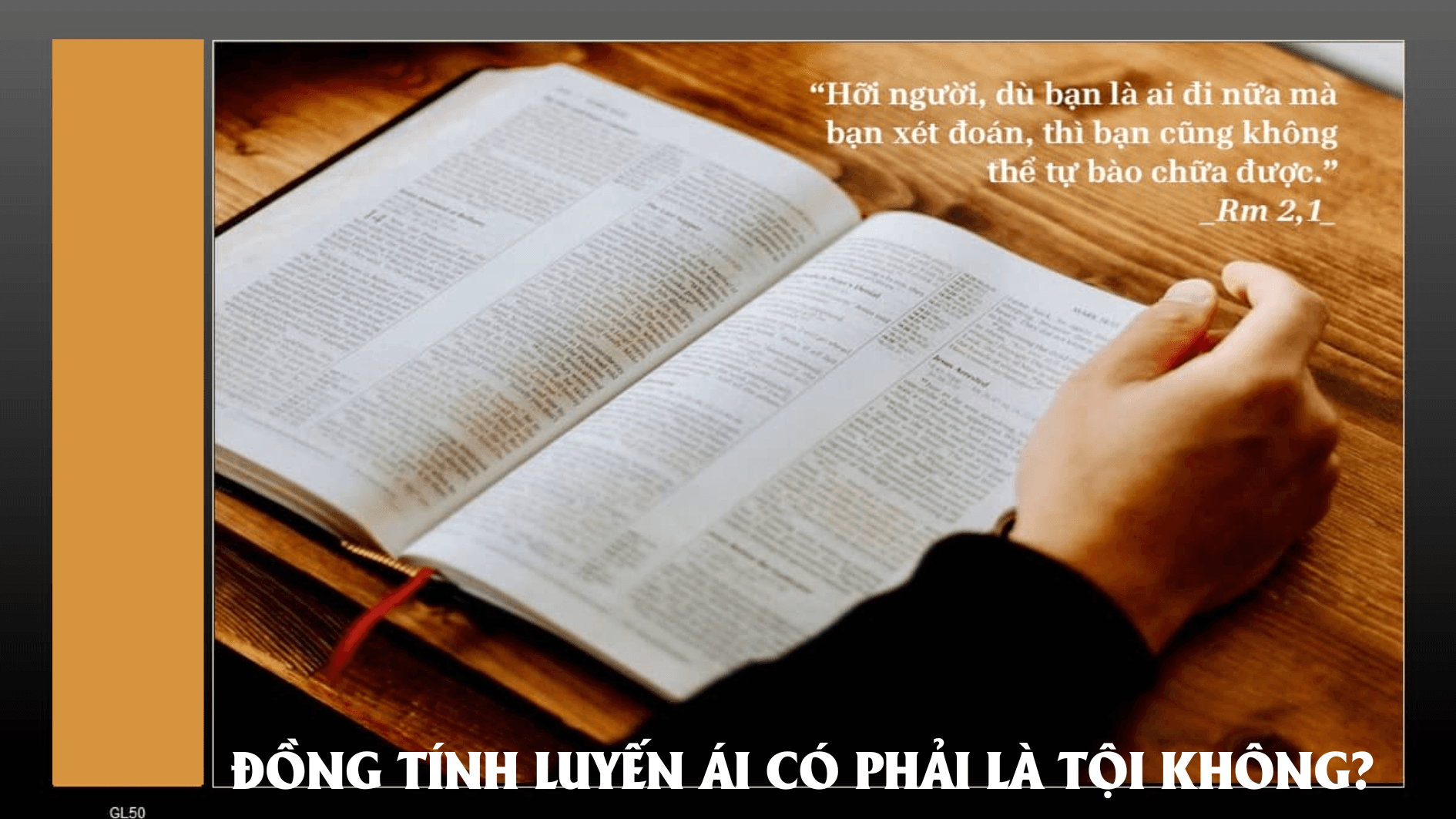 Đồng tính luyến ái có phải là tội không?