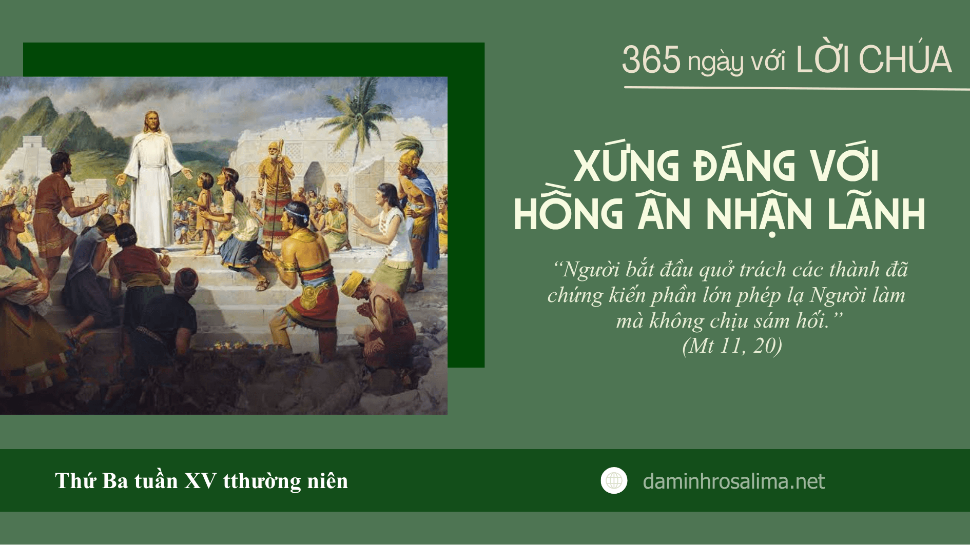 Thứ Ba tuần XV thường niên