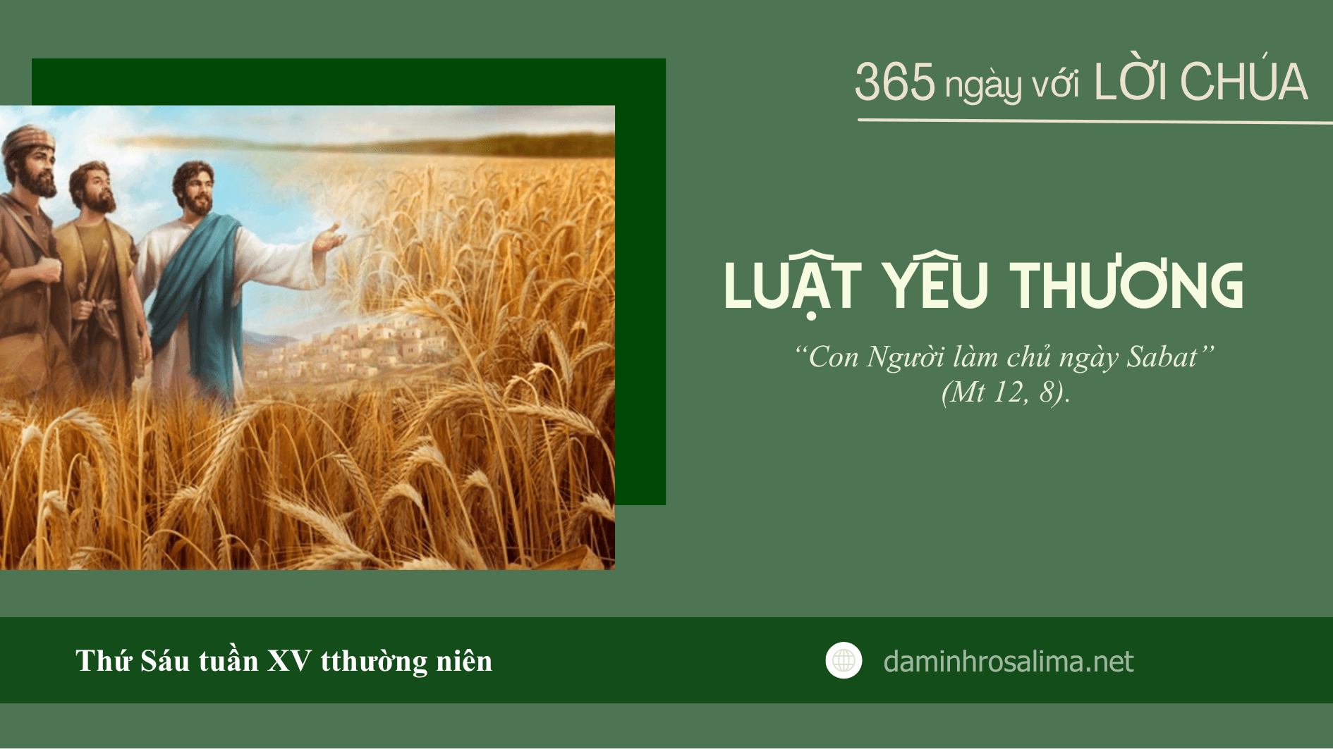 Thứ Sáu tuần XV thường niên