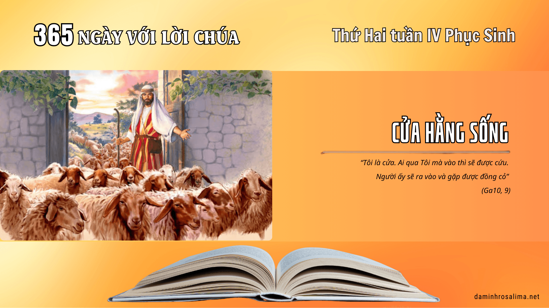 Thứ Hai tuần IV Phục Sinh