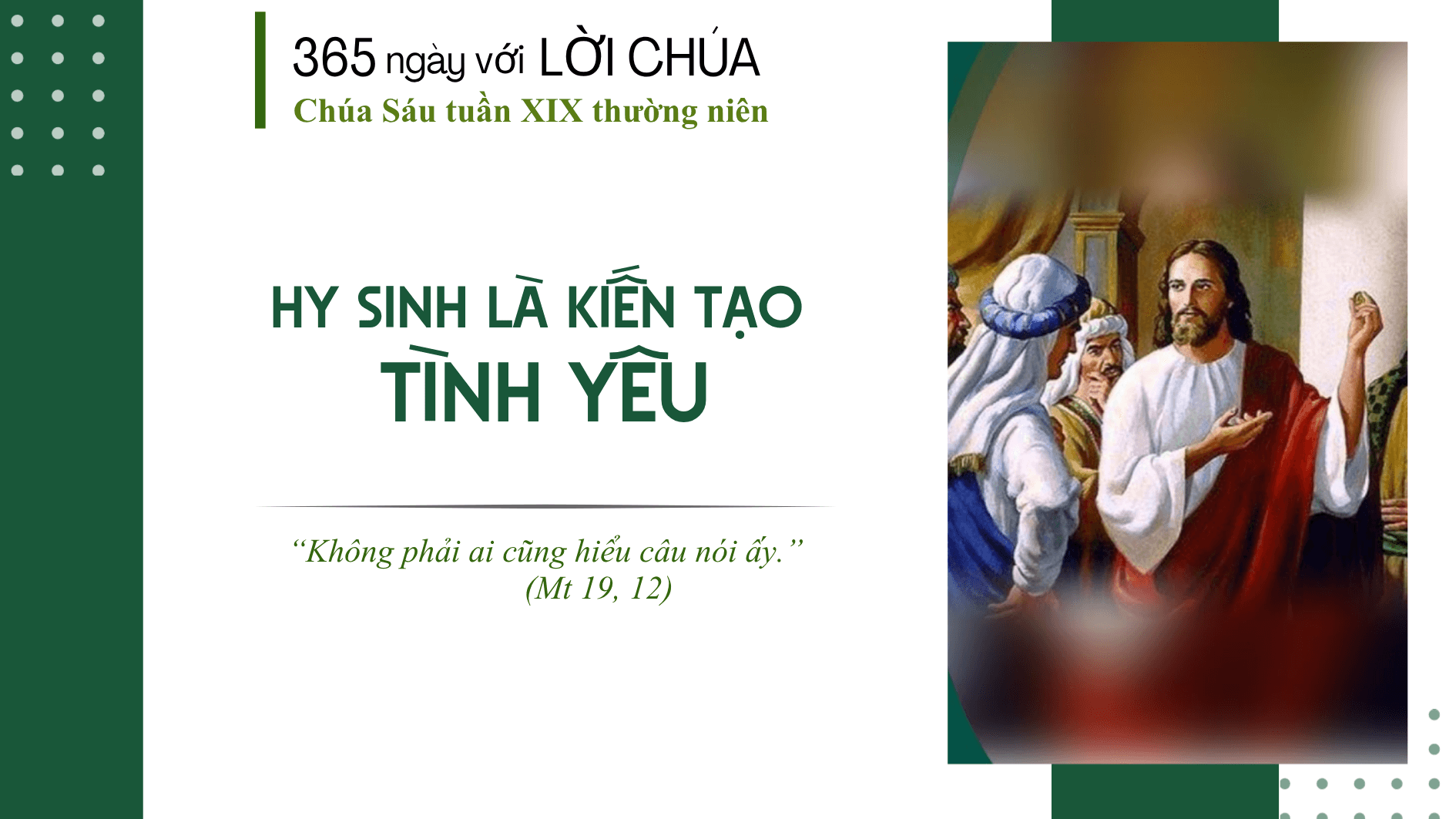 Thứ Sáu tuần 19 thường niên