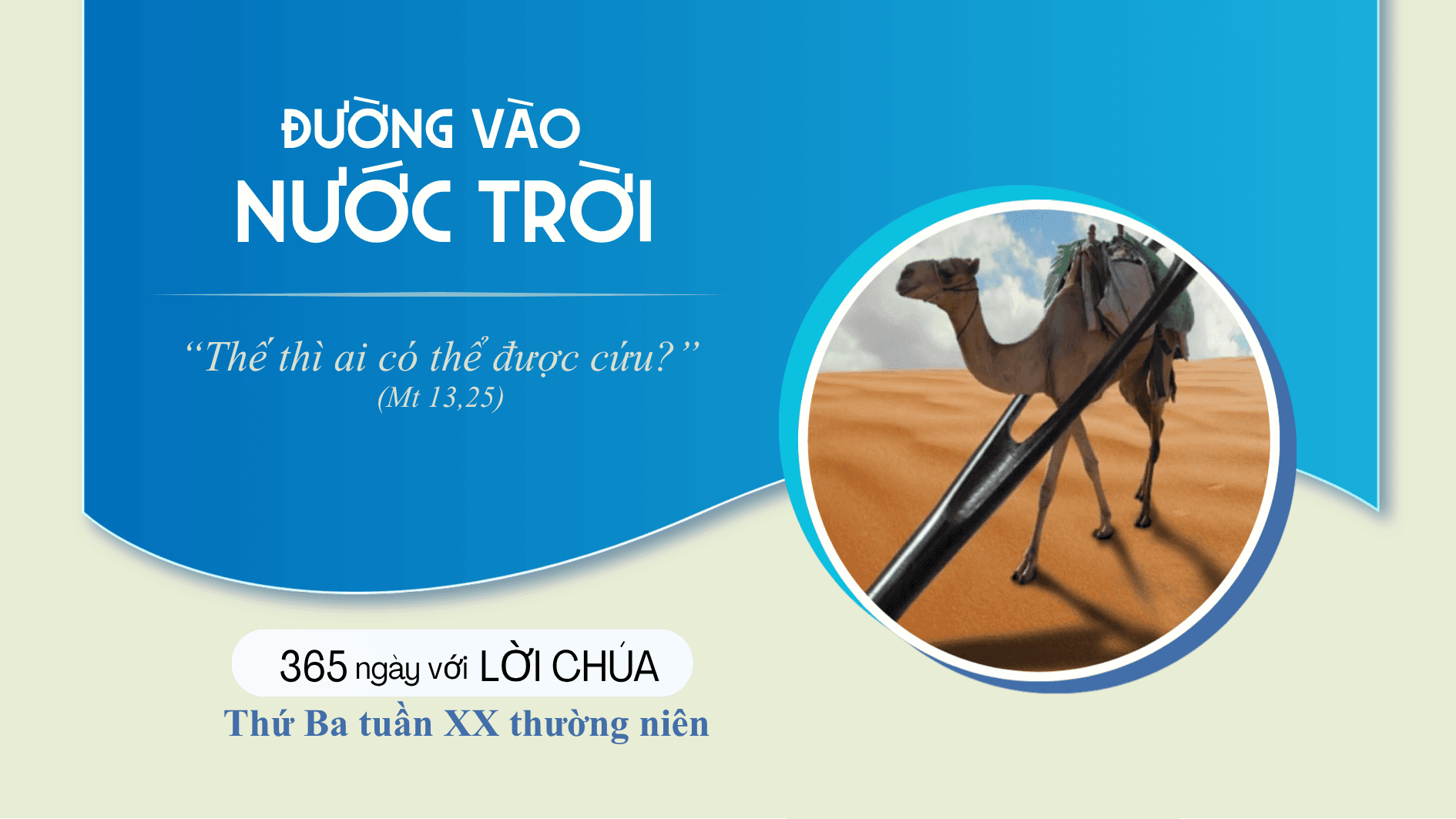 Thứ Ba tuần 20 thường niên
