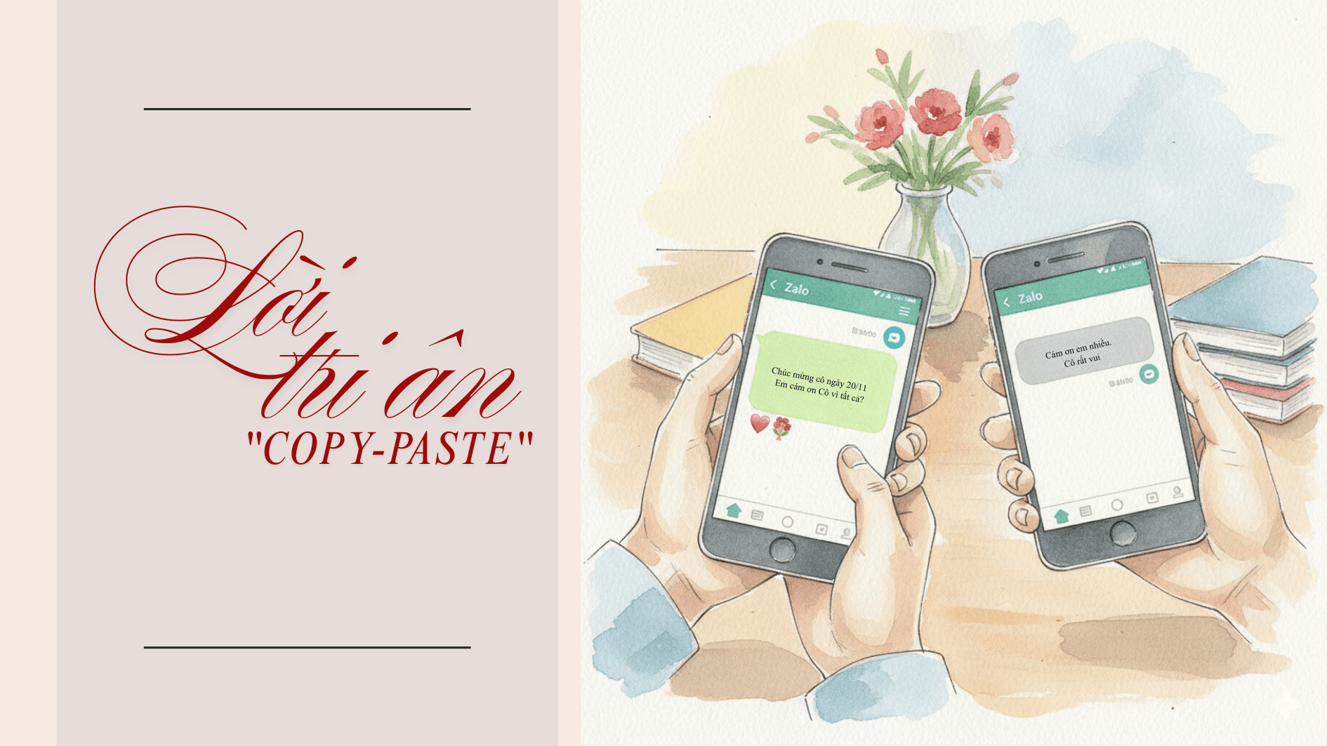 Lời tri ân "Copy-Paste" 