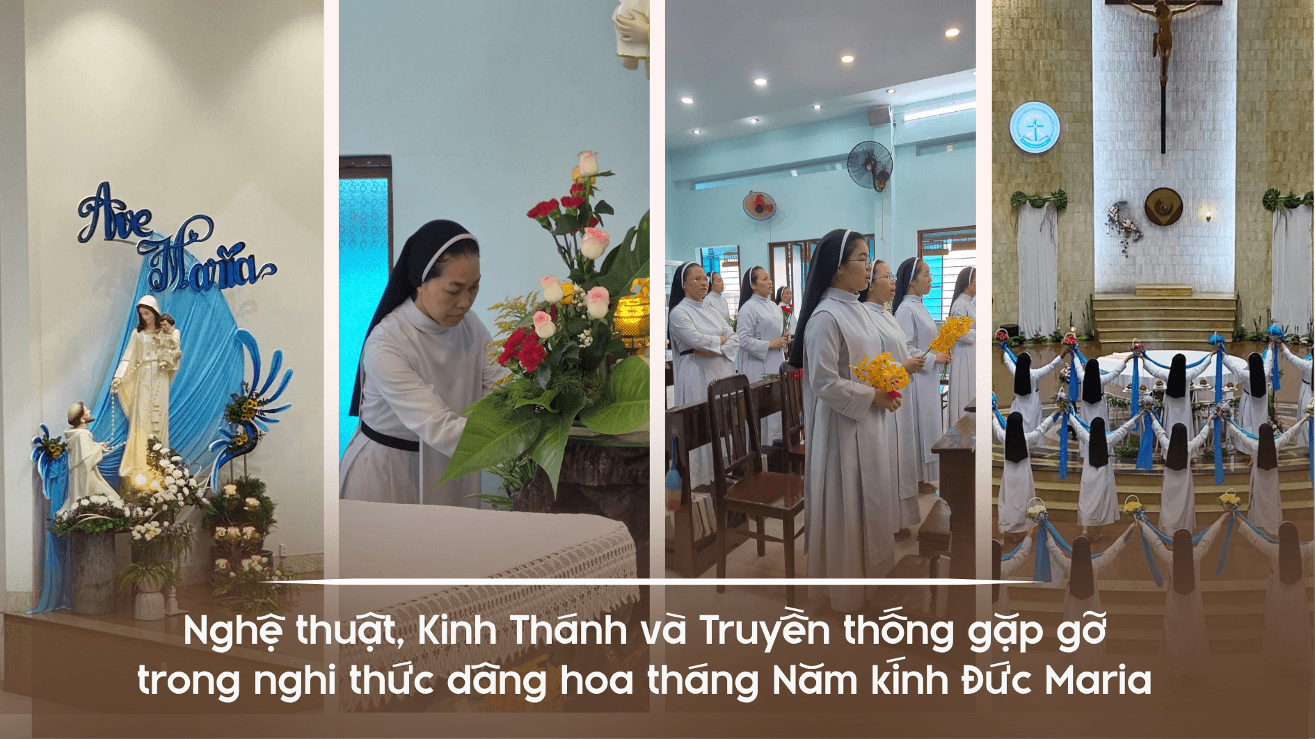 Nghệ thuật, Kinh Thánh và Truyền thống gặp gỡ trong nghi thức dâng hoa tháng Năm kính Đức Maria