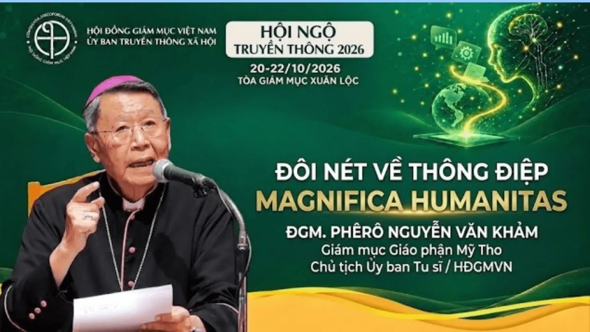 Magnifica Humanitas và sứ mạng truyền thông Công giáo trong thời đại trí tuệ nhân tạo