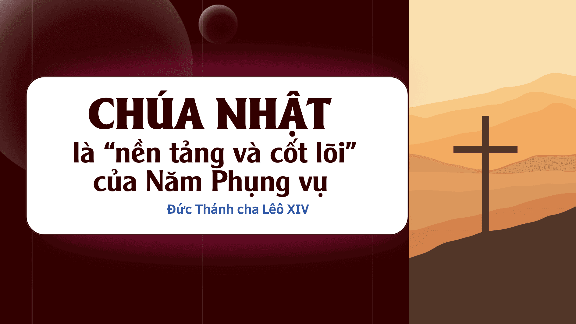 Đức Thánh cha Lêô: Chúa nhật là “nền tảng và cốt lõi” của Năm Phụng vụ 