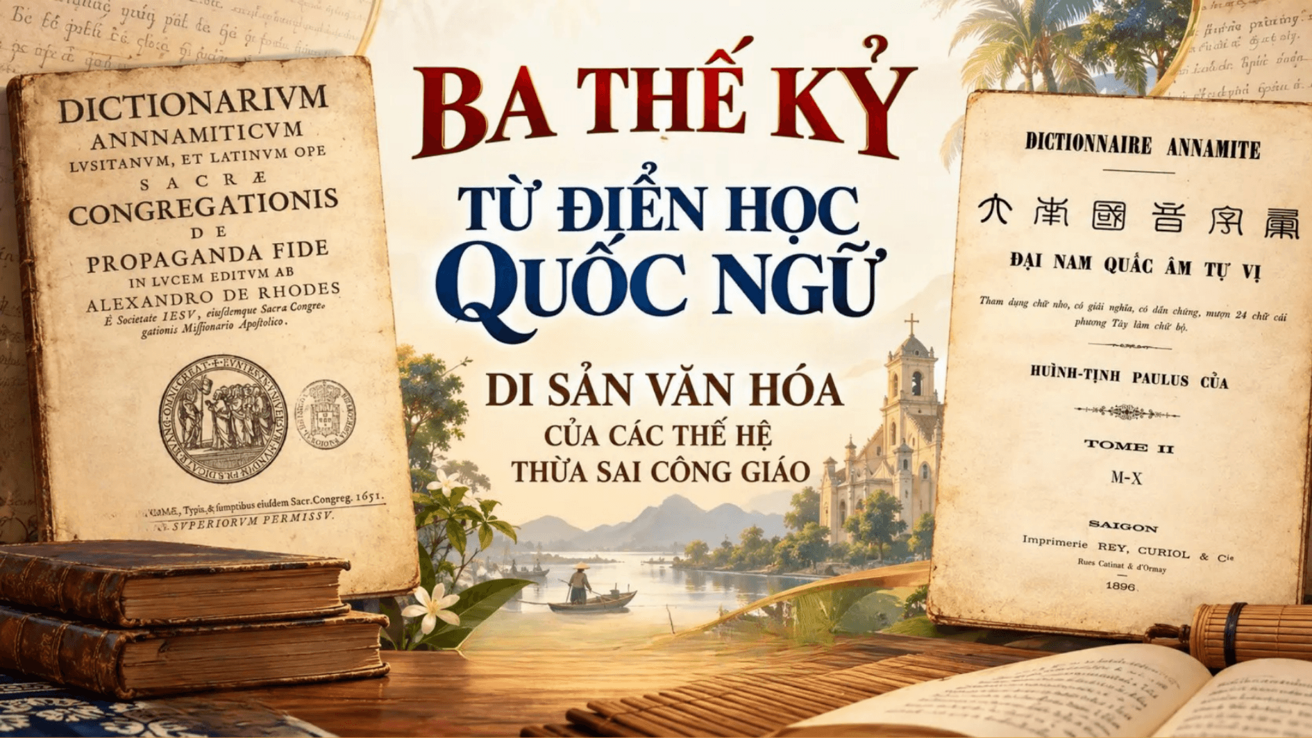 Ba thế kỷ từ điển học quốc ngữ di sản văn hóa của các thế hệ Thừa sai Công giáo 