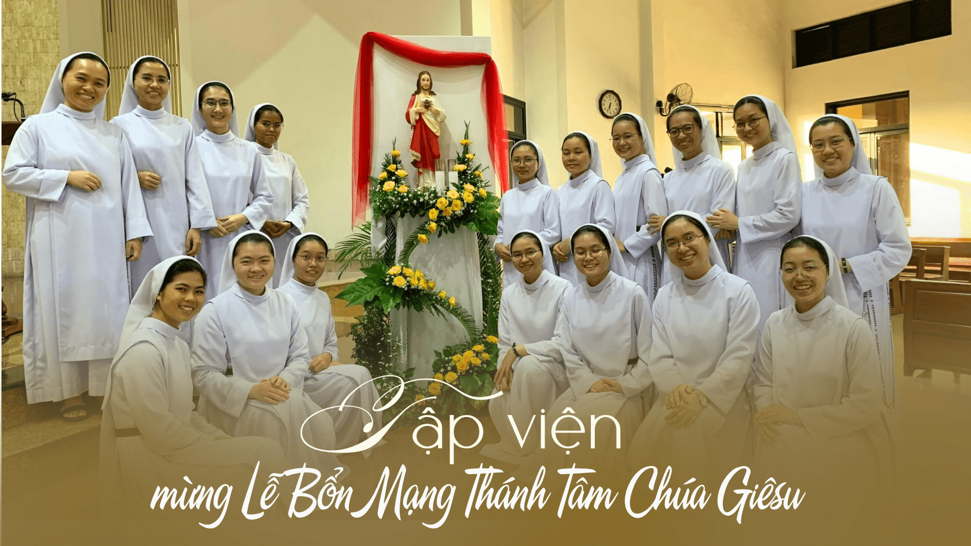 Tập viện mừng Lễ Bổn Mạng Thánh Tâm Chúa Giêsu