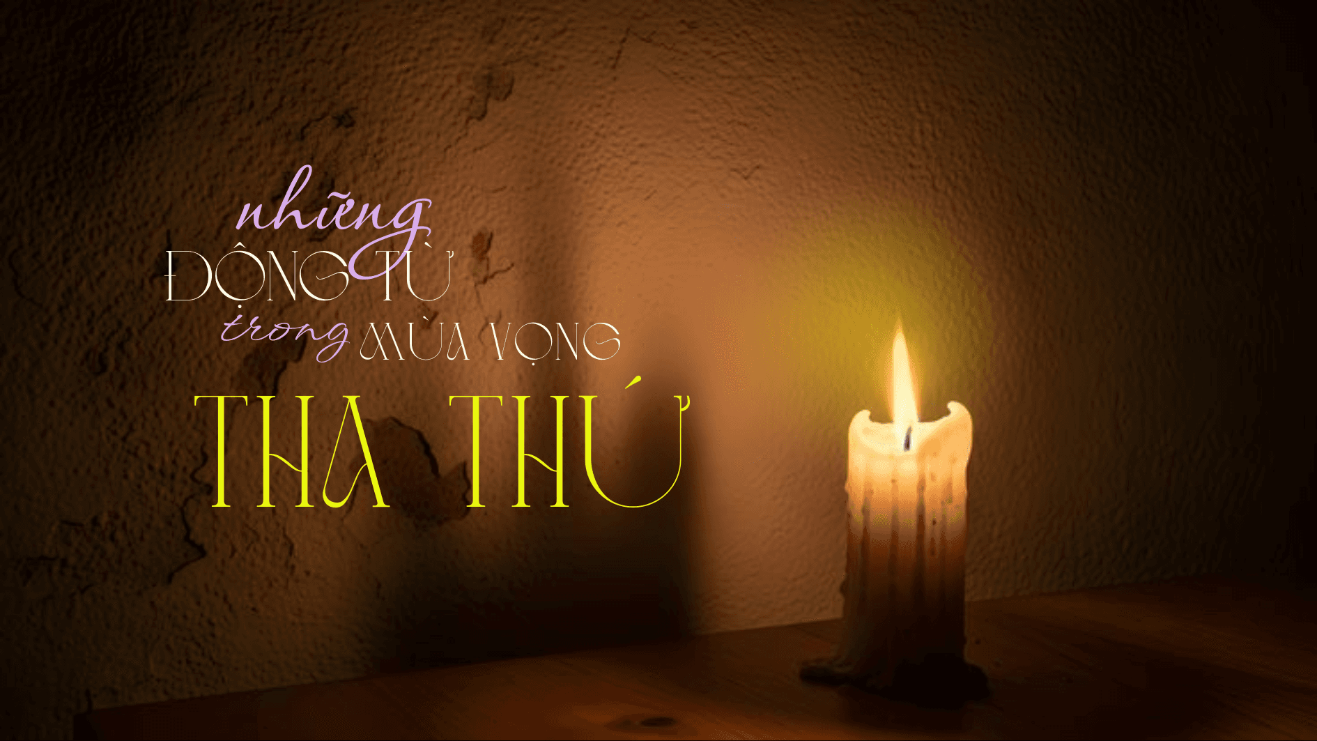 Những động từ trong mùa Vọng - (5) THA THỨ