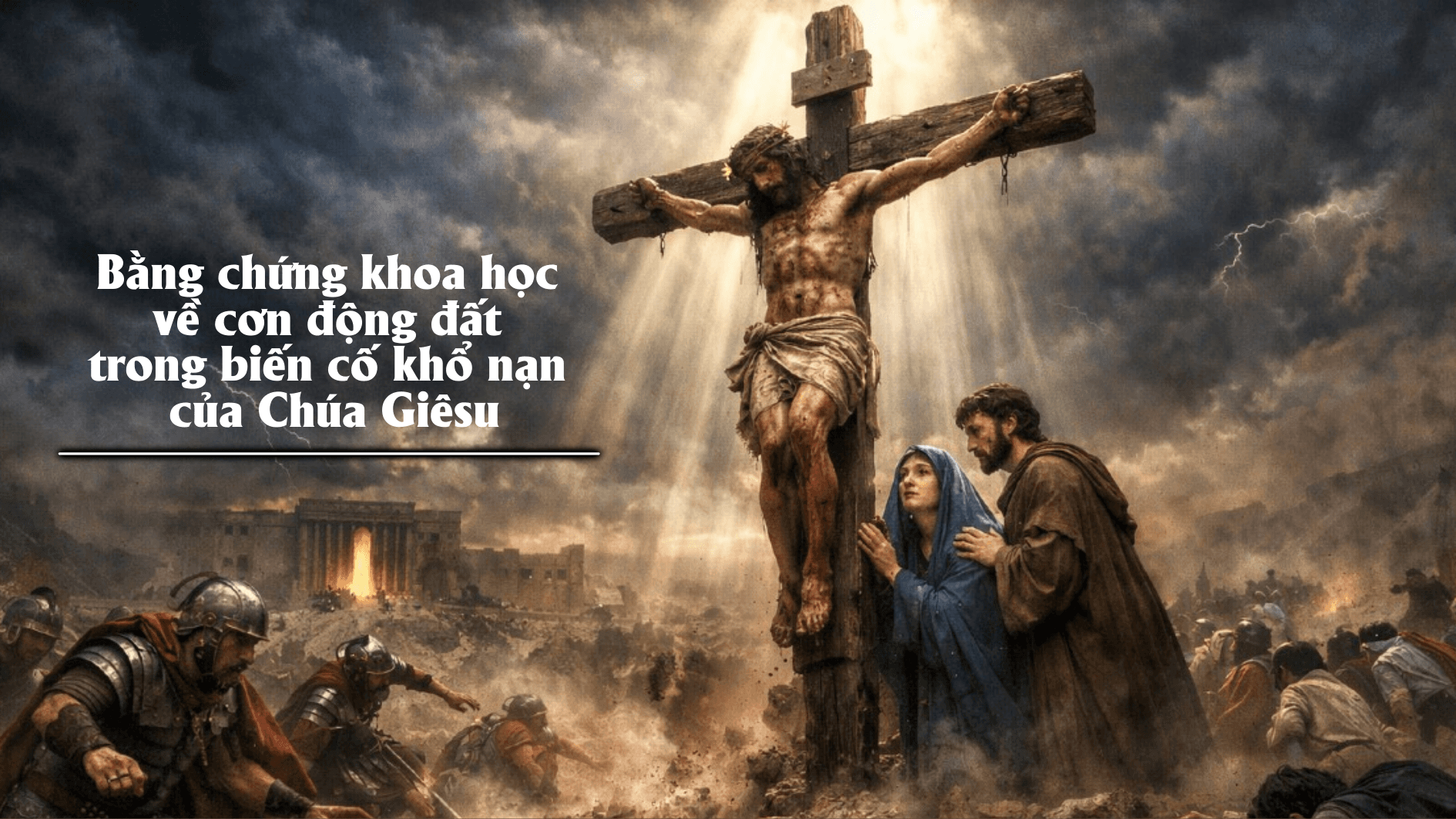 Bằng chứng khoa học về cơn động đất trong biến cố khổ nạn của Chúa Giêsu