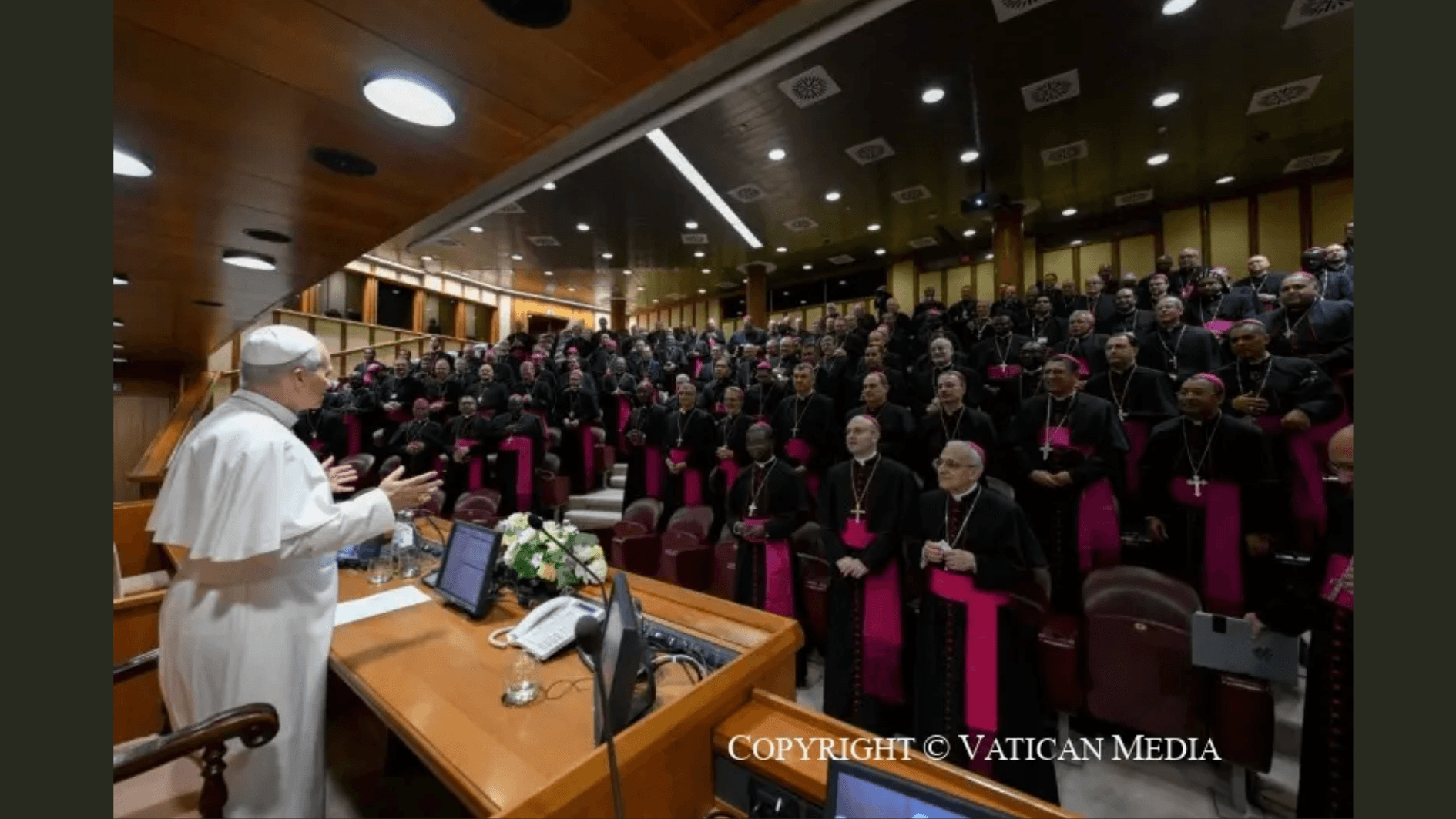Buổi tiếp kiến của Đức Thánh cha với các tân Giám mục tham dự khóa đào tạo “Các Giám mục, những người phục vụ sự hiệp thông trong Giáo hội và trong thế giới hôm nay"