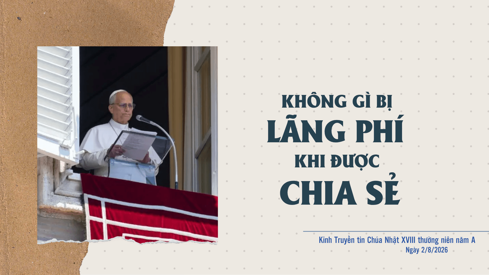 Không gì bị lãng phí khi được chia sẻ