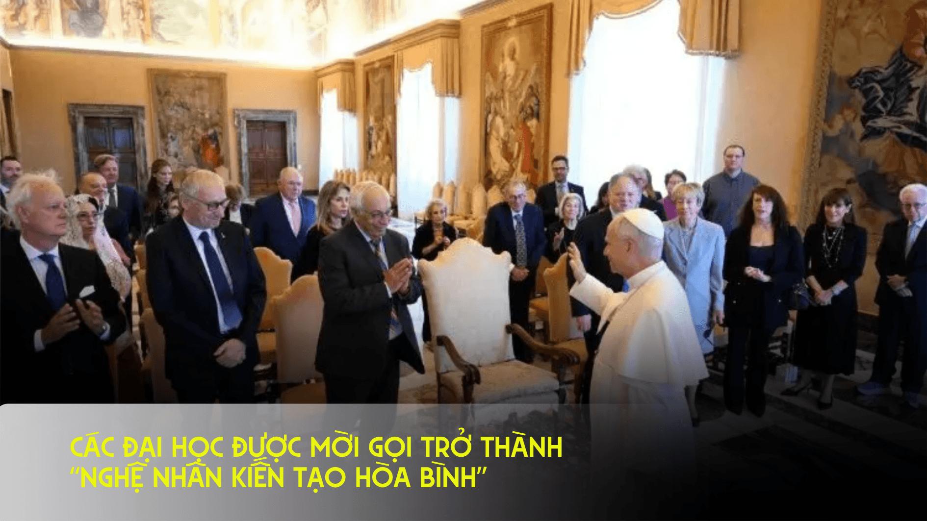 Các đại học được mời gọi trở thành “nghệ nhân kiến tạo hòa bình”