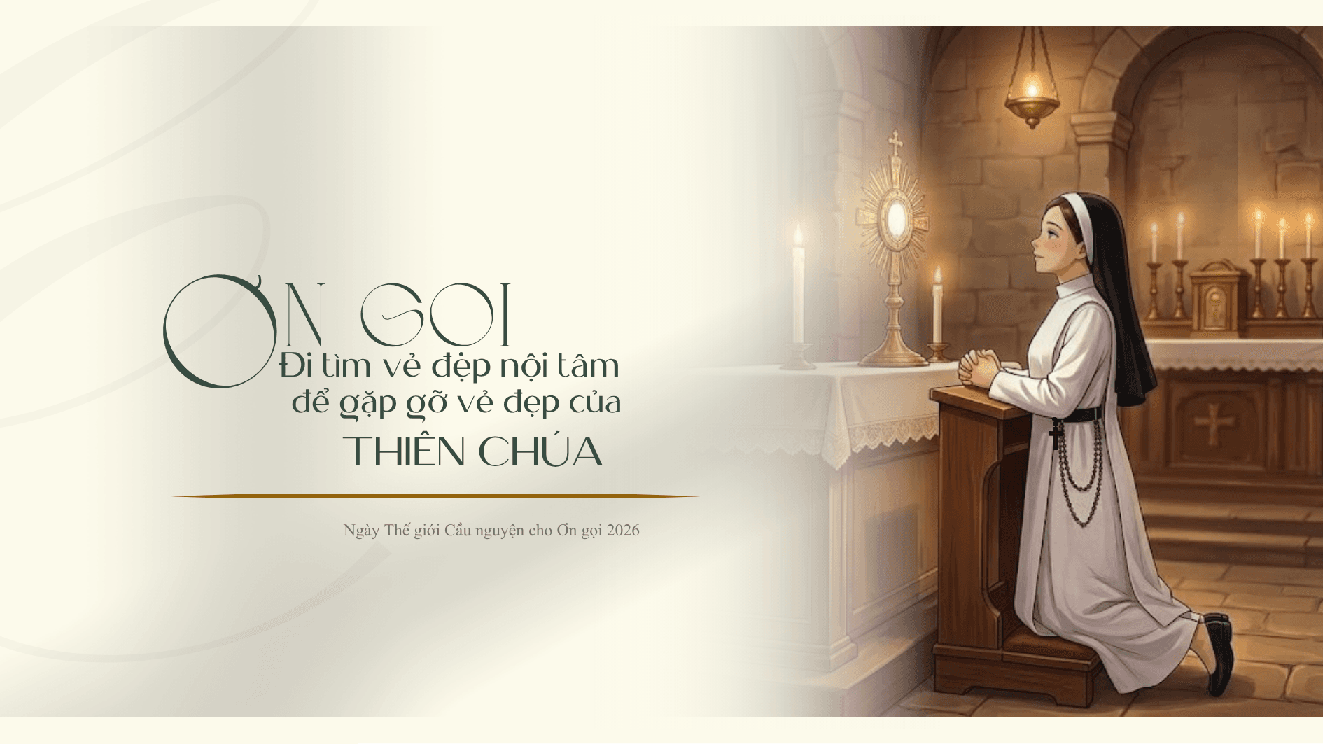 ƠN GỌI: Đi tìm vẻ đẹp nội tâm để gặp gỡ vẻ đẹp của Thiên Chúa